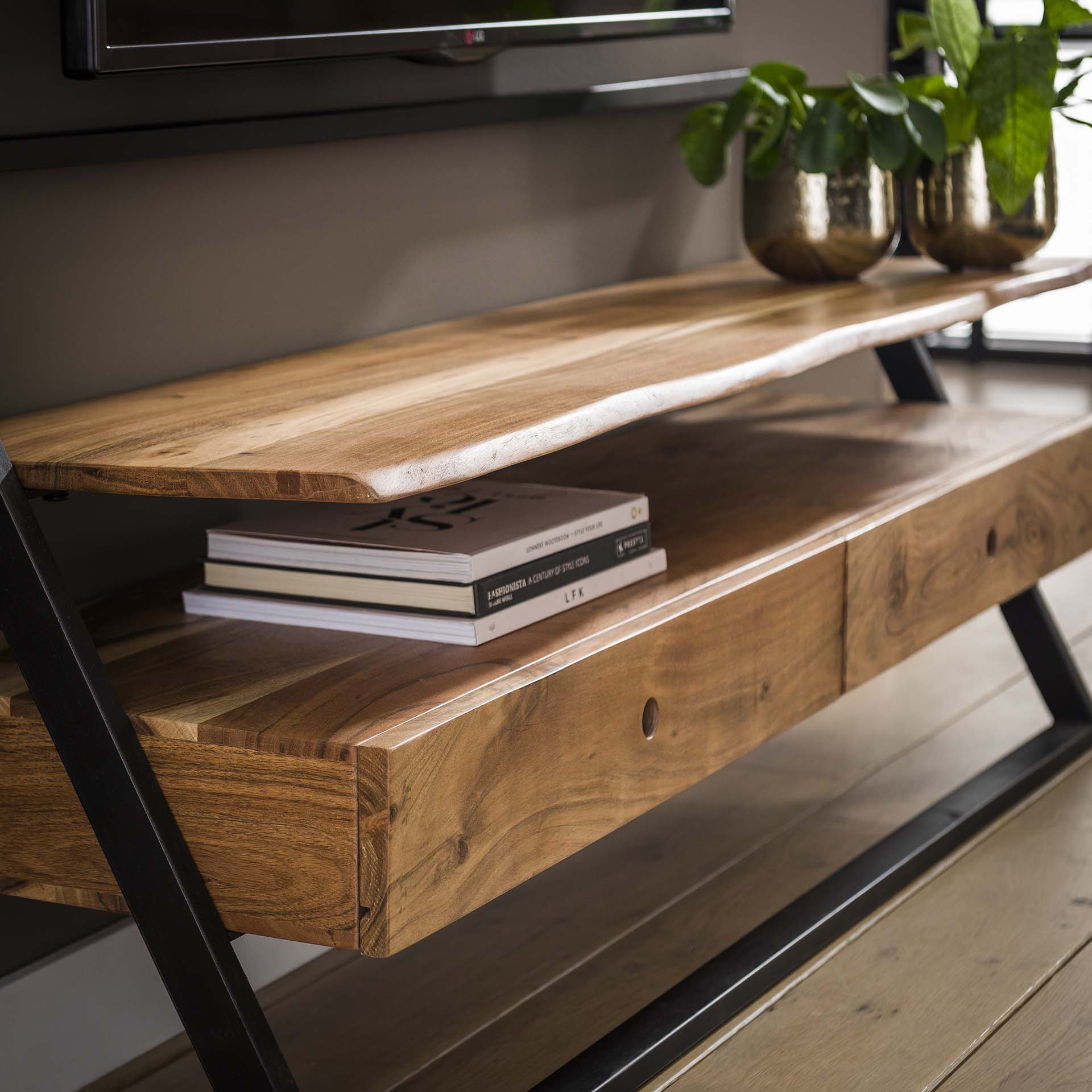 Wohnaccessoire – Linea Hue – Massivholz Akazie natur