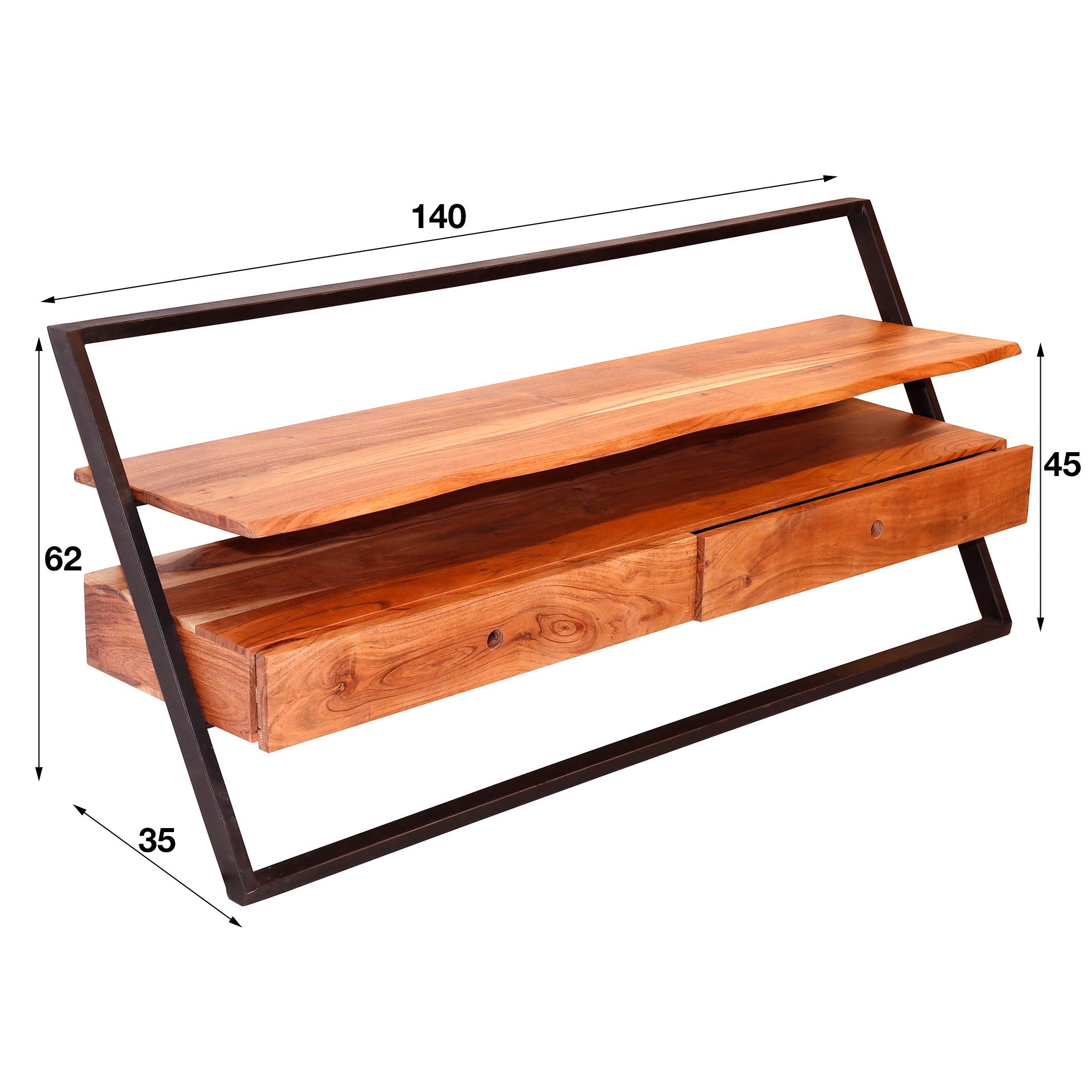 Wohnaccessoire – Linea Hue – Massivholz Akazie natur