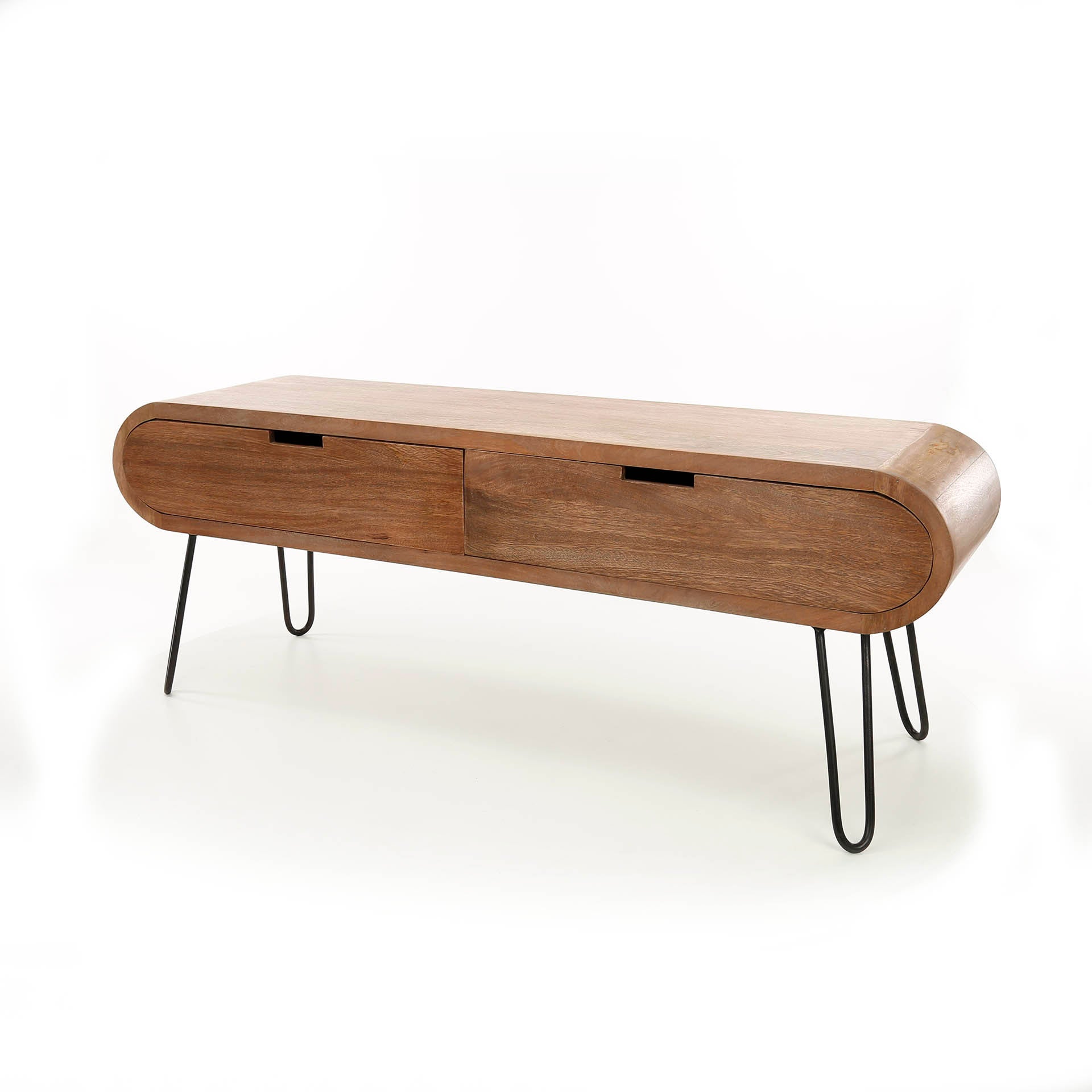 Wohnaccessoire – Aria Casa – Massivholz Mango Sandfarbe