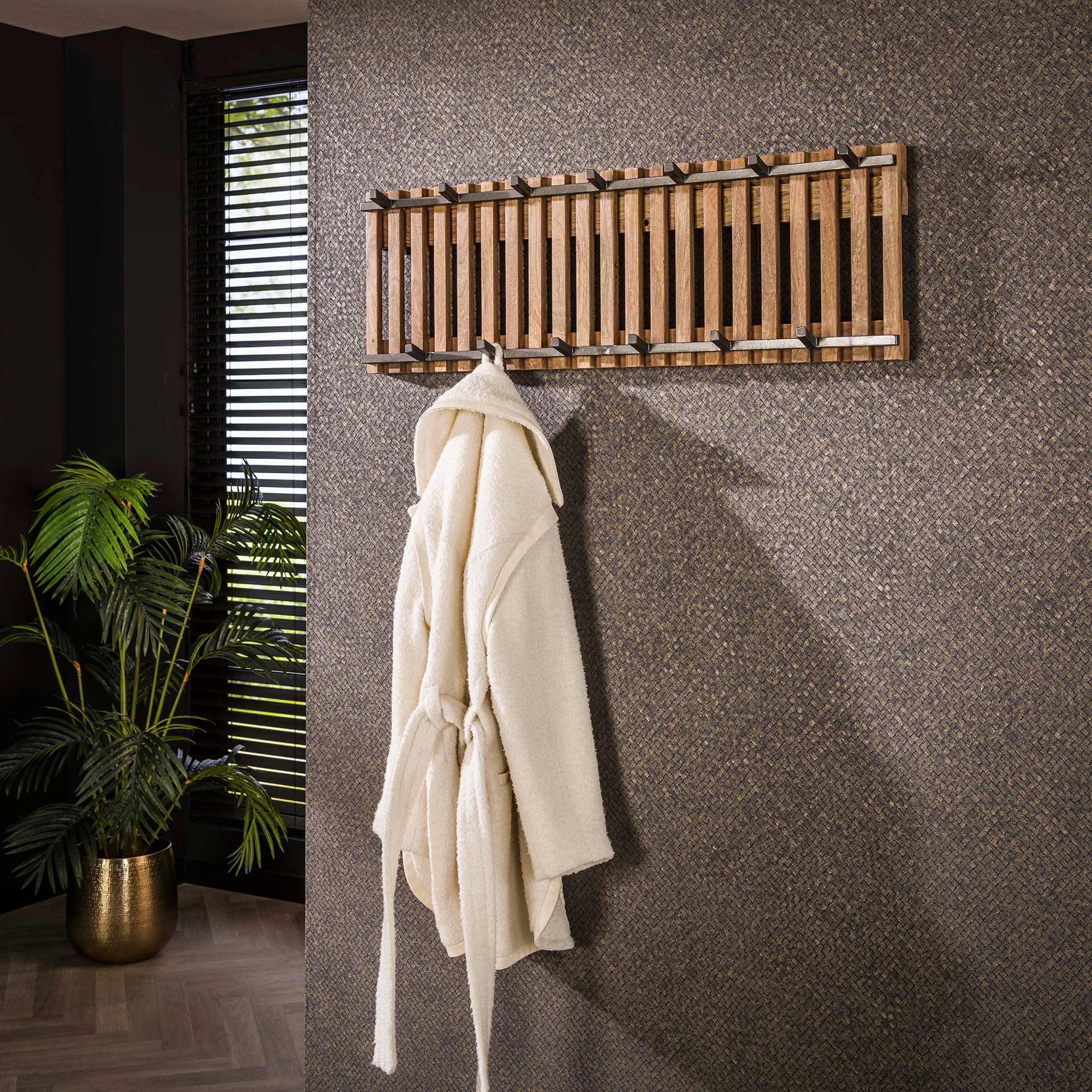 Garderobe – Fiora Living – Massivholz Mango Sandfarbe