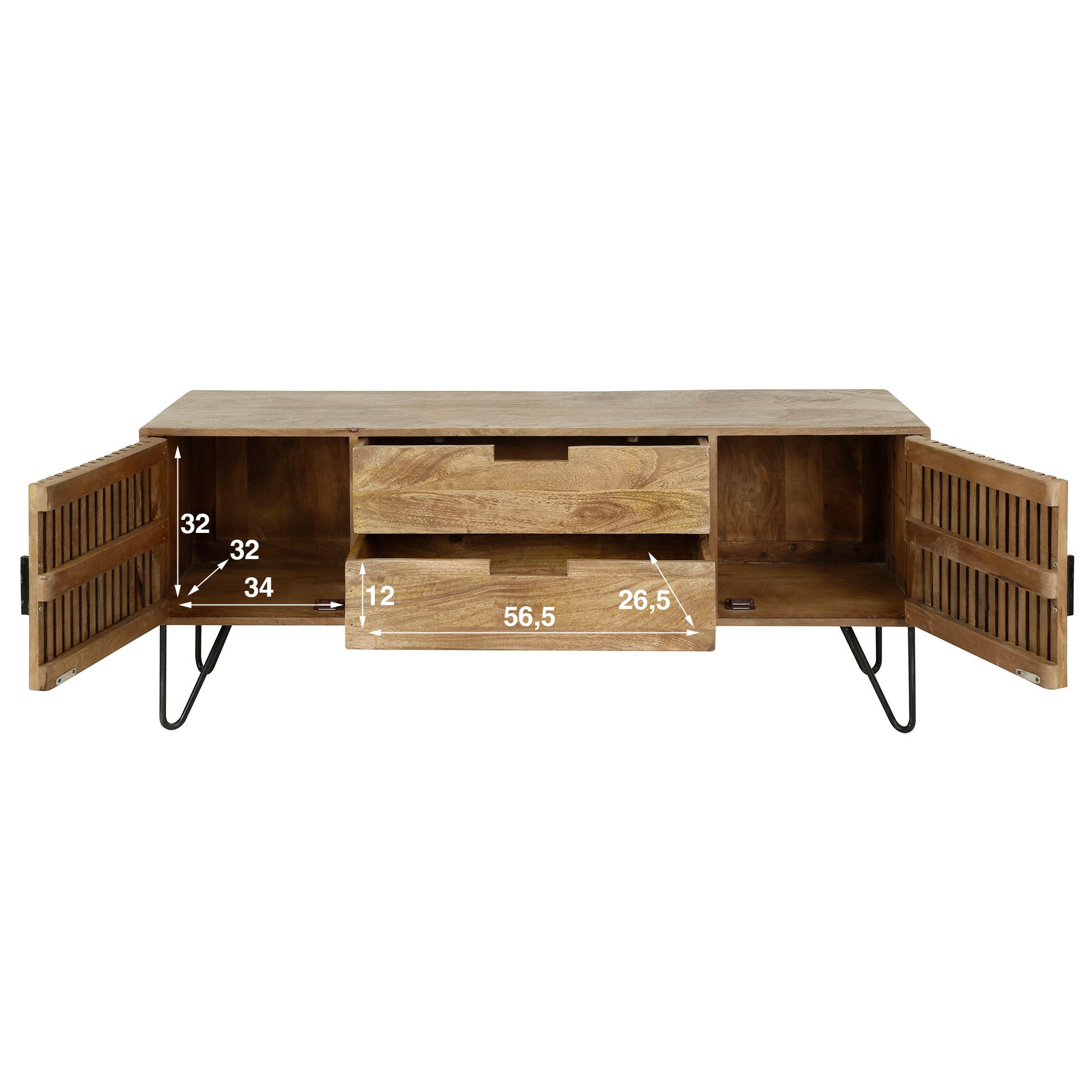 Wohnaccessoire – Olivo Forma – Massivholz Mango Sandfarbe