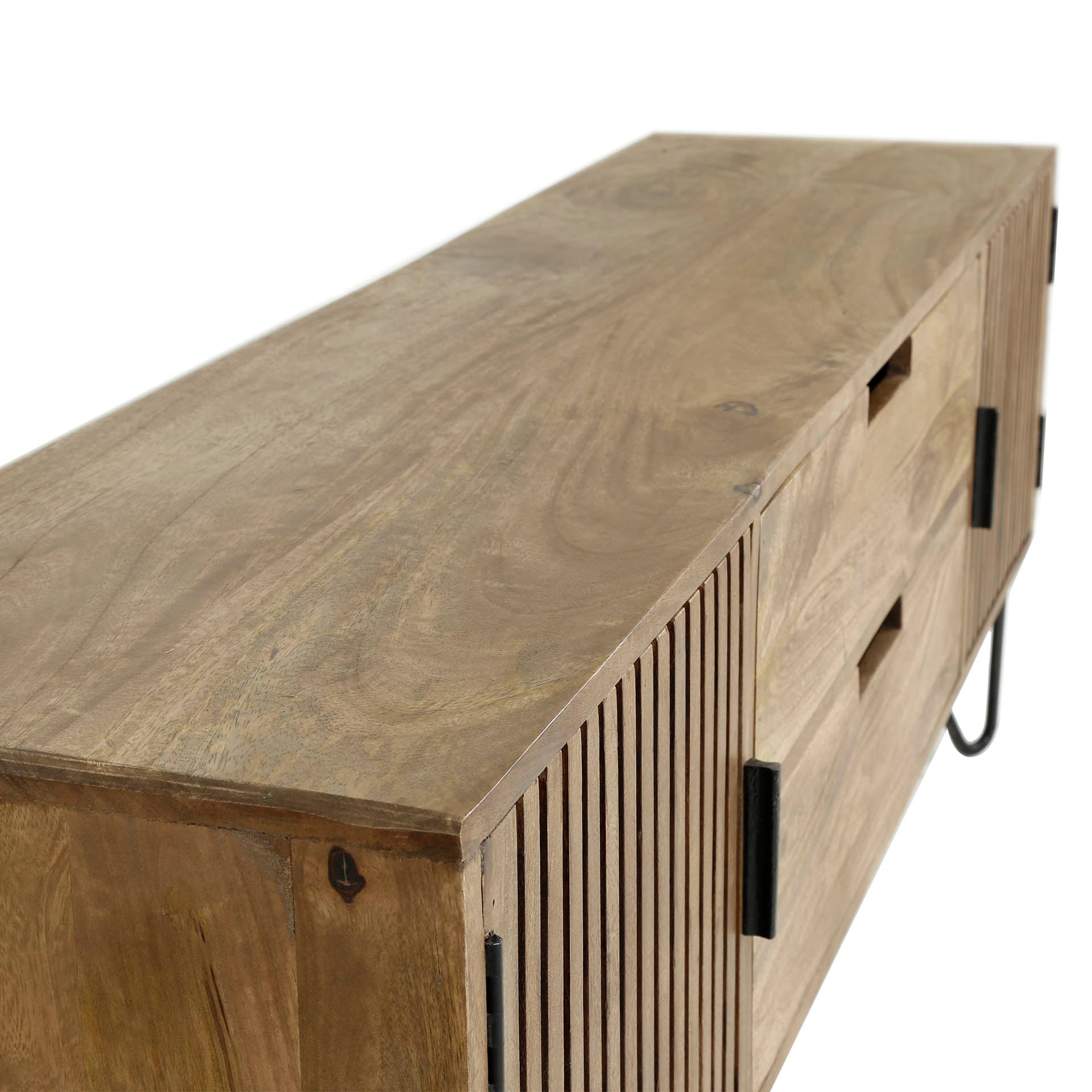 Wohnaccessoire – Olivo Forma – Massivholz Mango Sandfarbe