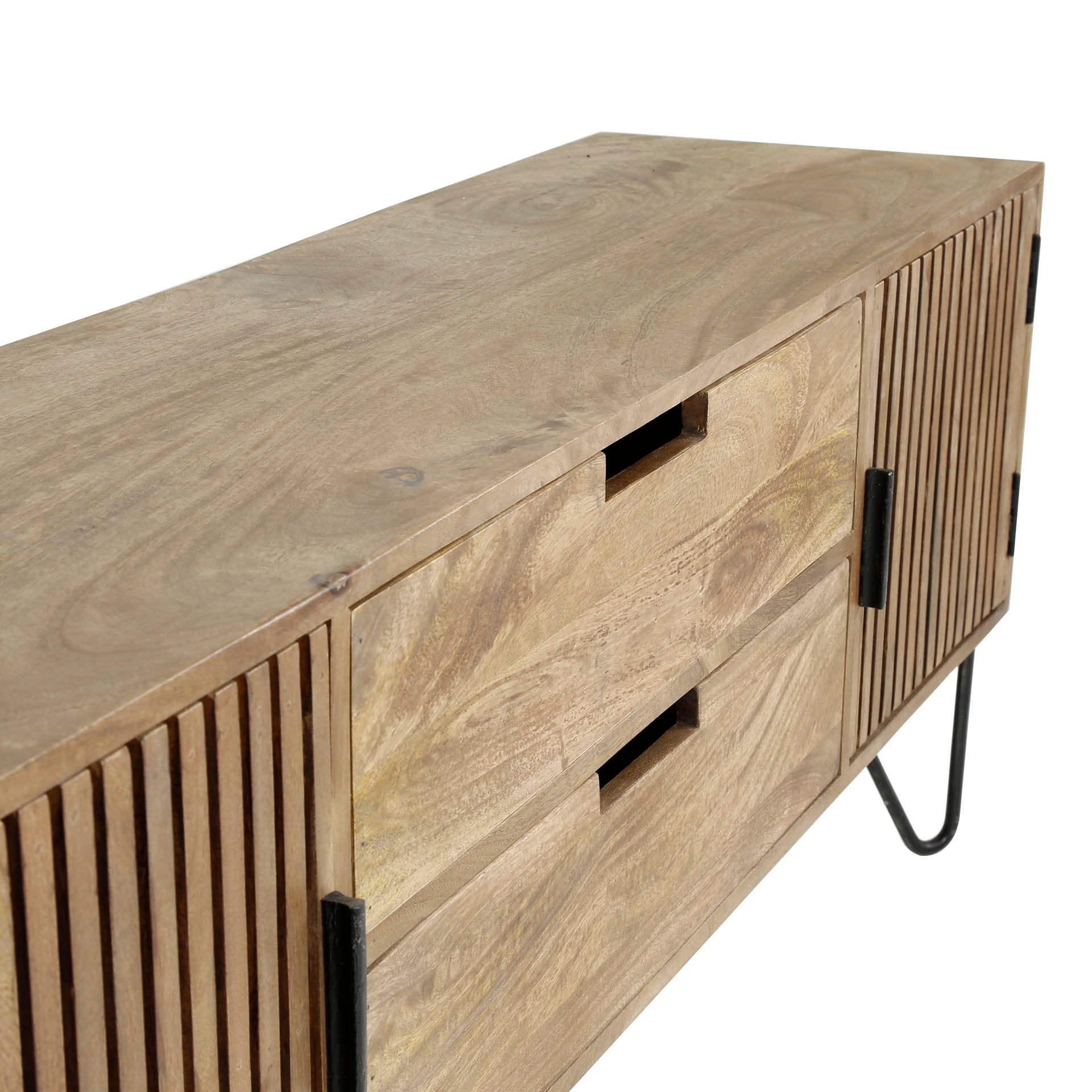 Wohnaccessoire – Olivo Forma – Massivholz Mango Sandfarbe