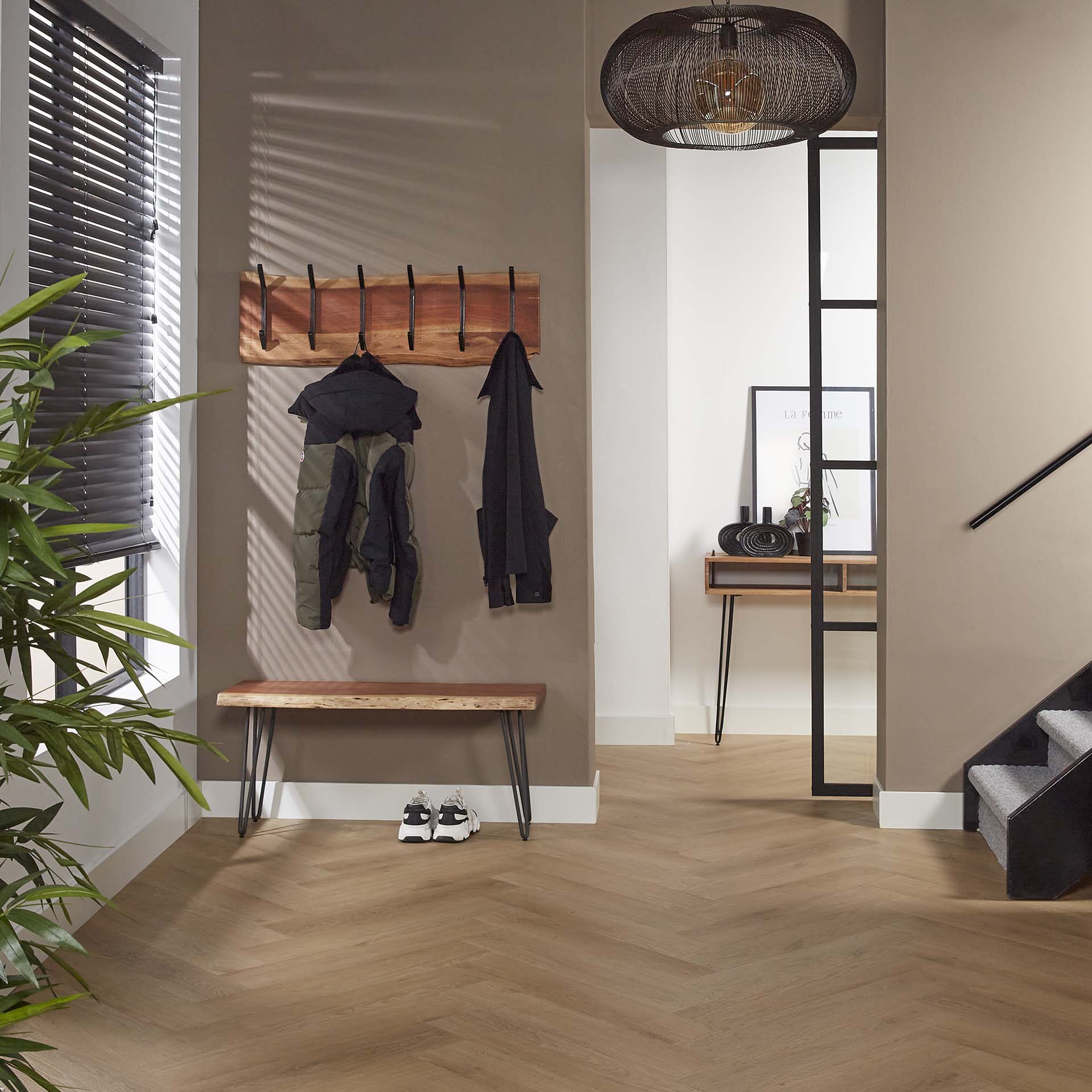 Garderobe – Scalea Loft – Massivholz Akazie natur