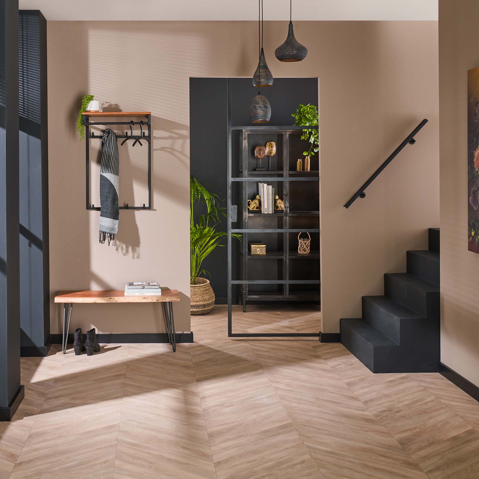 Garderobe – Calda Pure – Massivholz Akazie natur