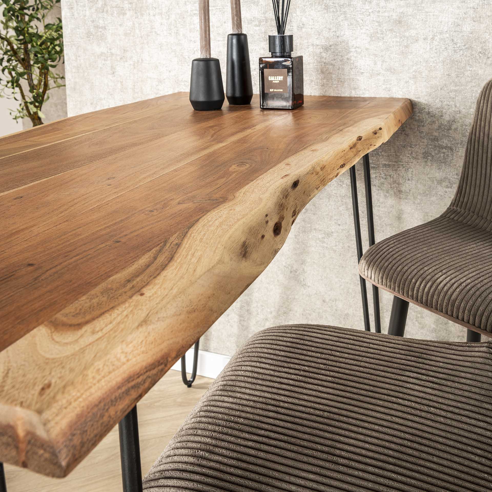Beistelltisch – Scalea Modern – Massivholz Akazie natur