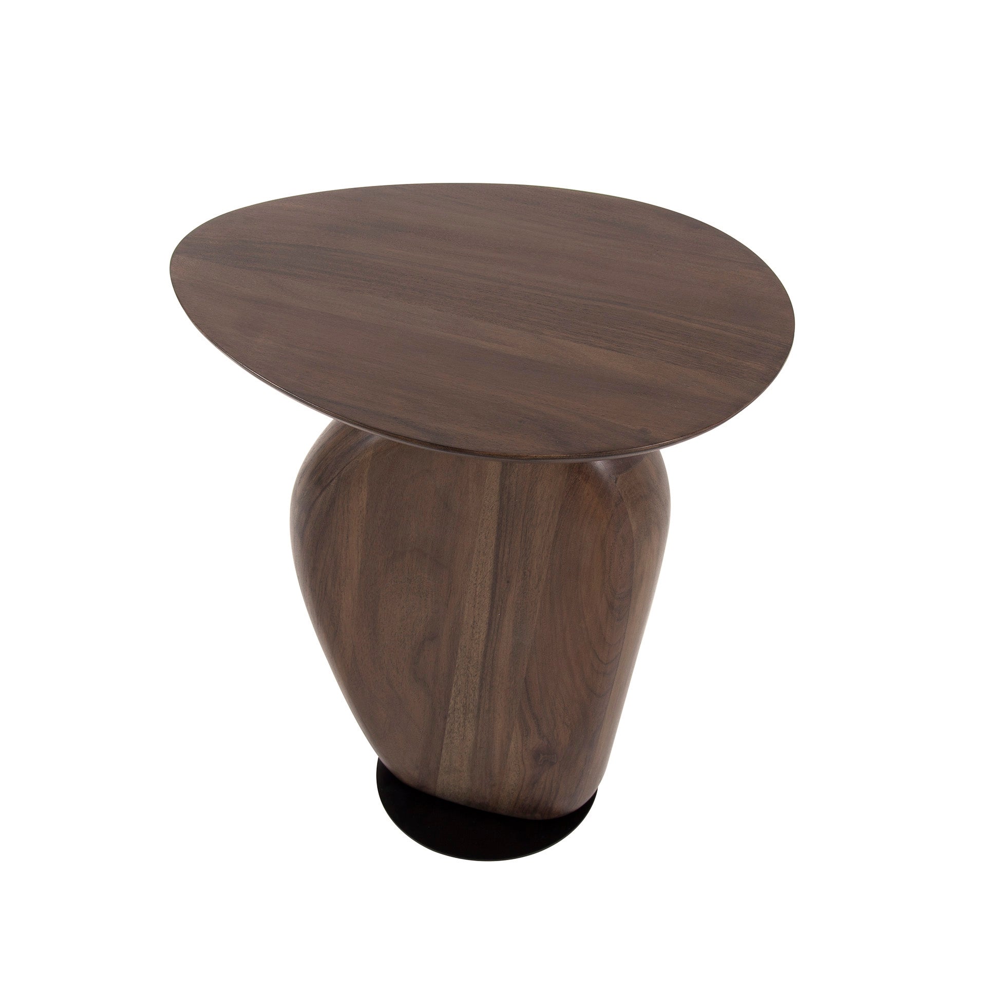 Beistelltisch Ondaro Art Solid 45x36x50 cm – organisches Design aus massivem Akazienholz mit warmem Finish