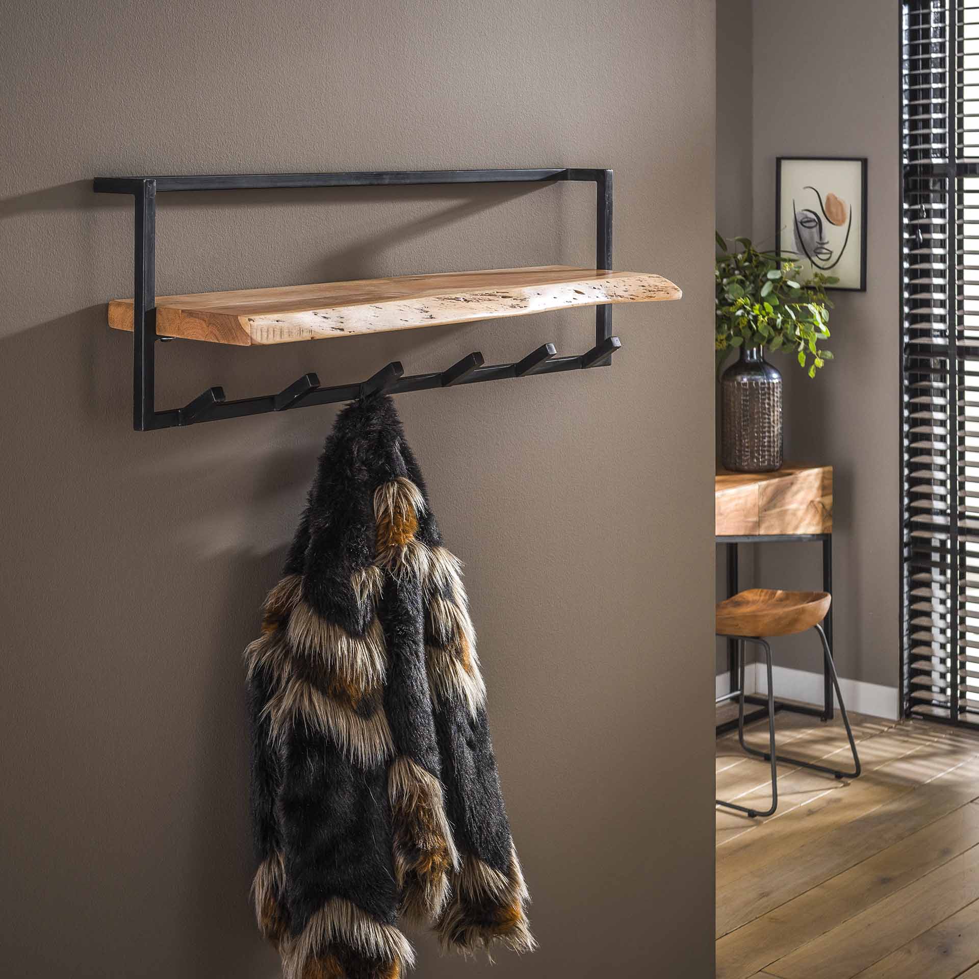 Garderobe – Aurora Design – Massivholz Akazie natur