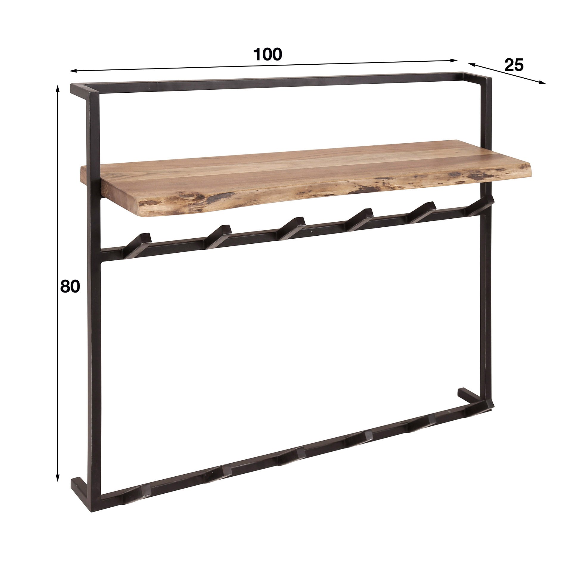 Garderobe – Avento Pure – Massivholz Akazie natur
