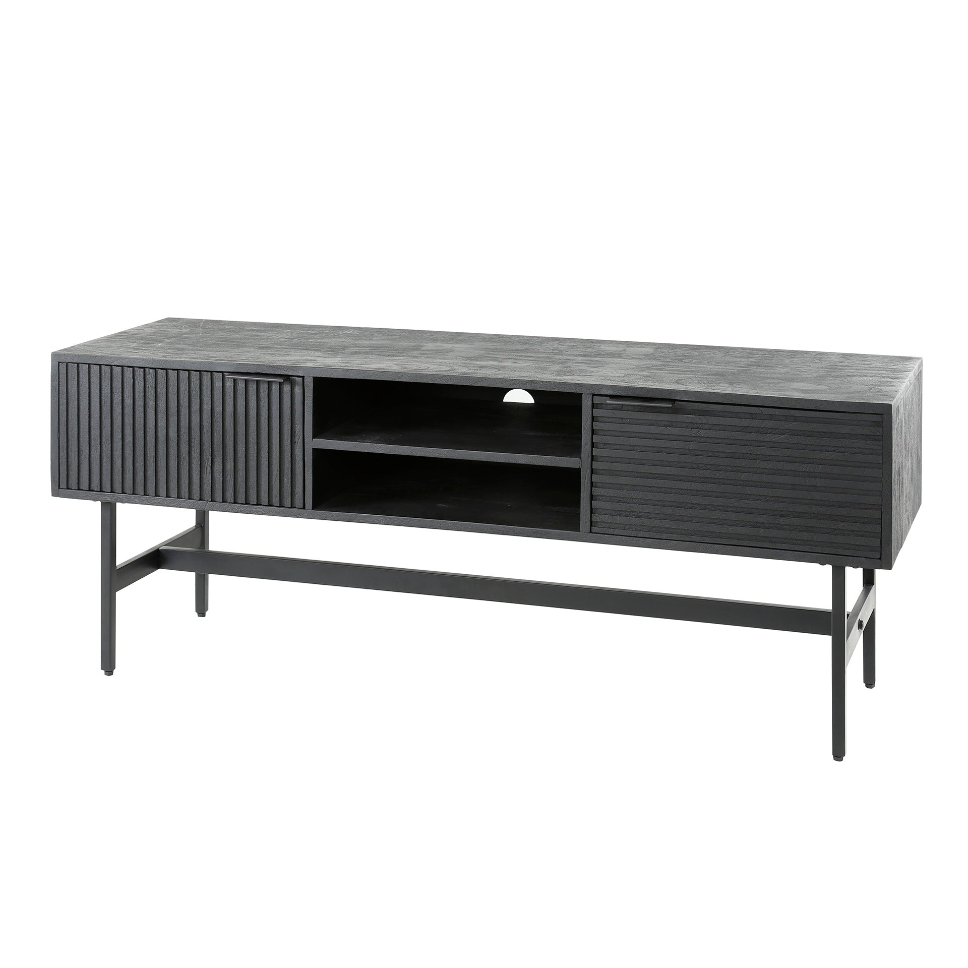 Wohnaccessoire – Helio Loft – Massivholz Mango schwarz