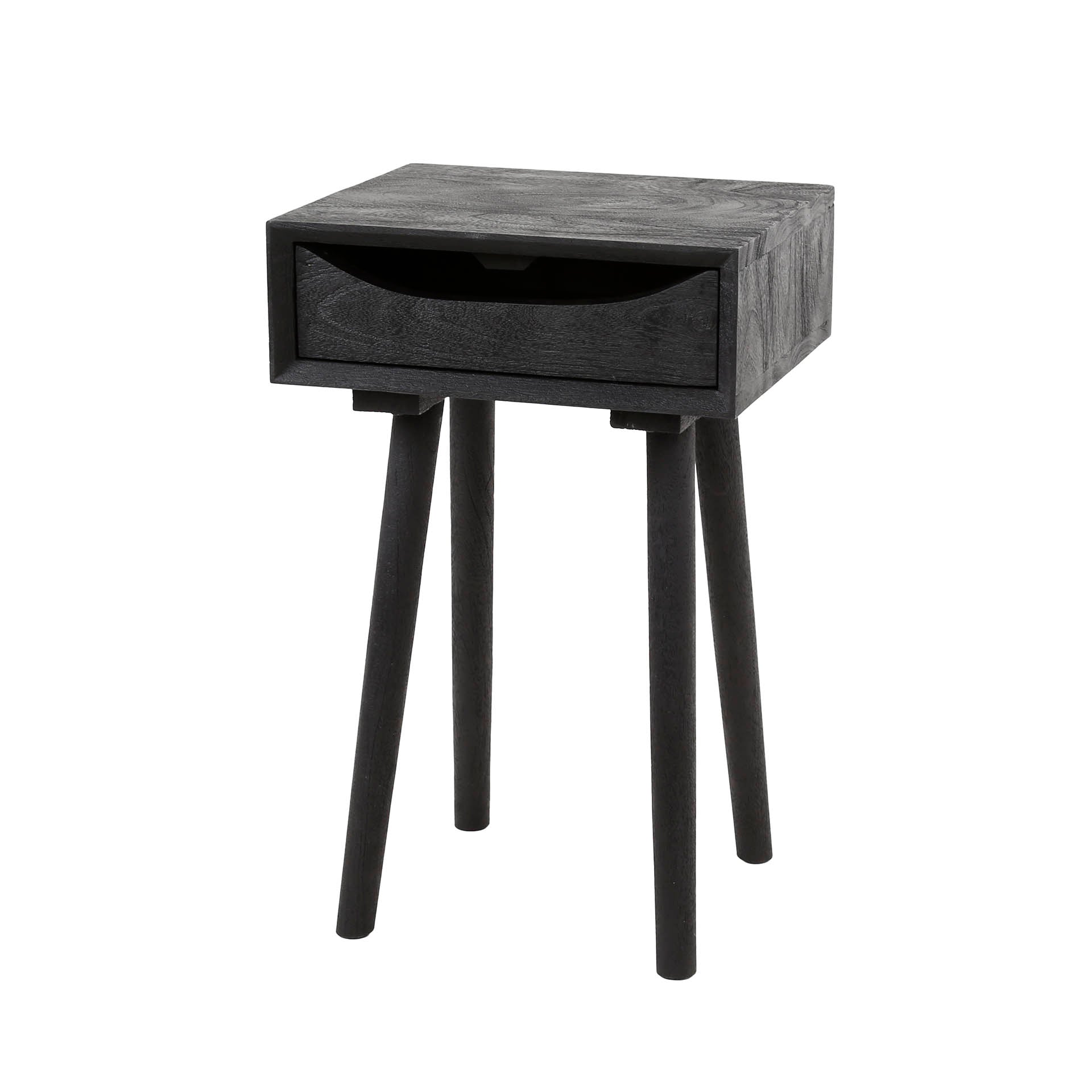 Beistelltisch – Avani Home – Massivholz Akazie schwarz