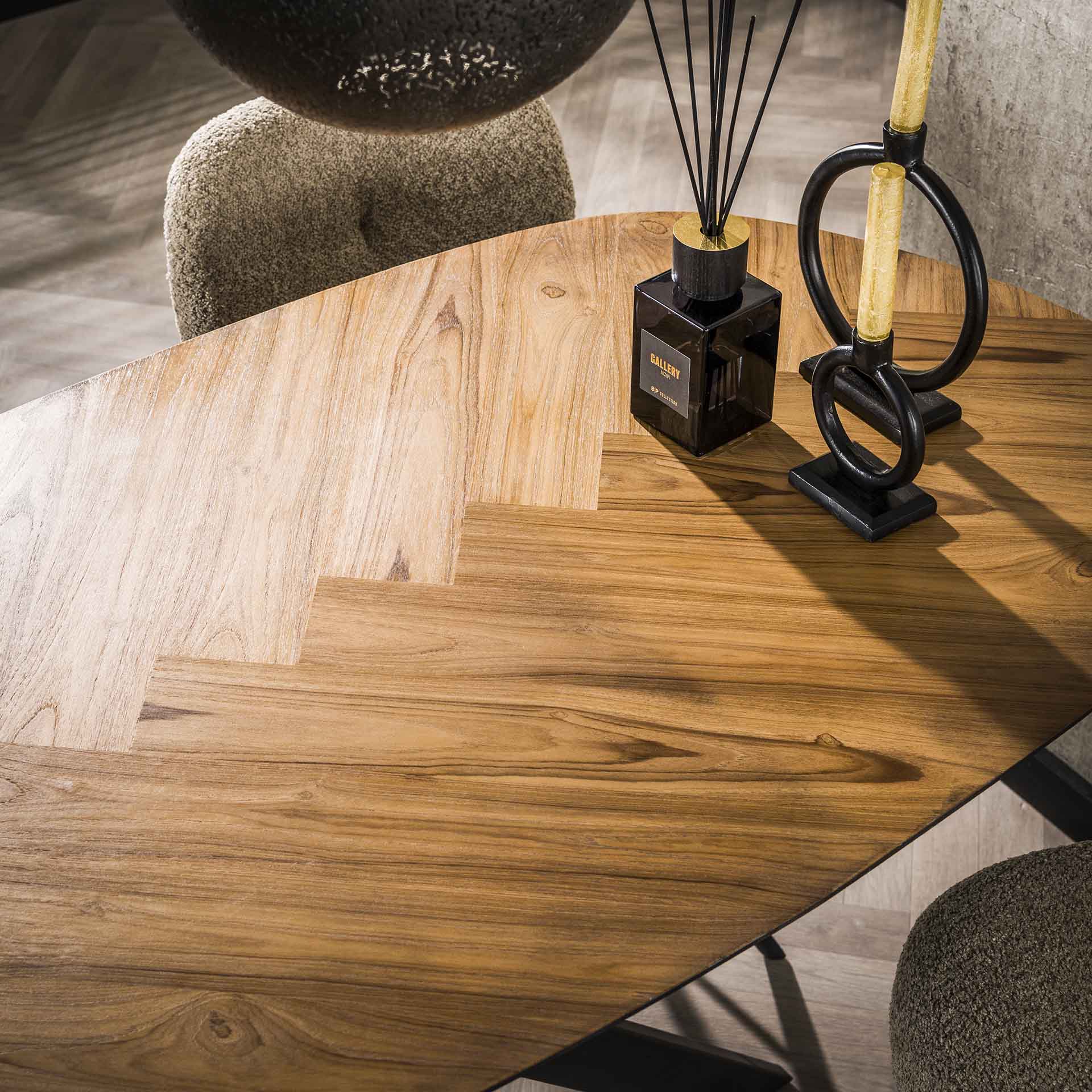 Beistelltisch – Helio Vista – Recyceltes Teakholz furnier