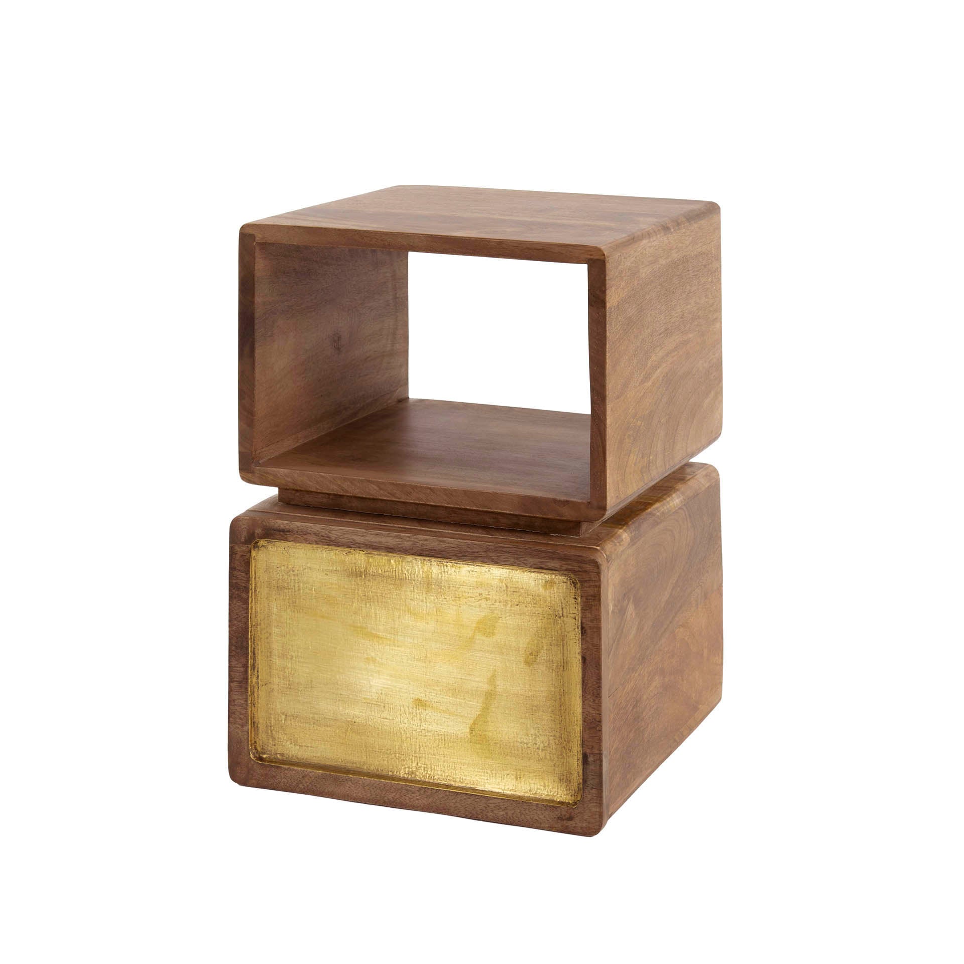 Beistelltisch – Vesta Loft – Massivholz Mango Sandfarbe