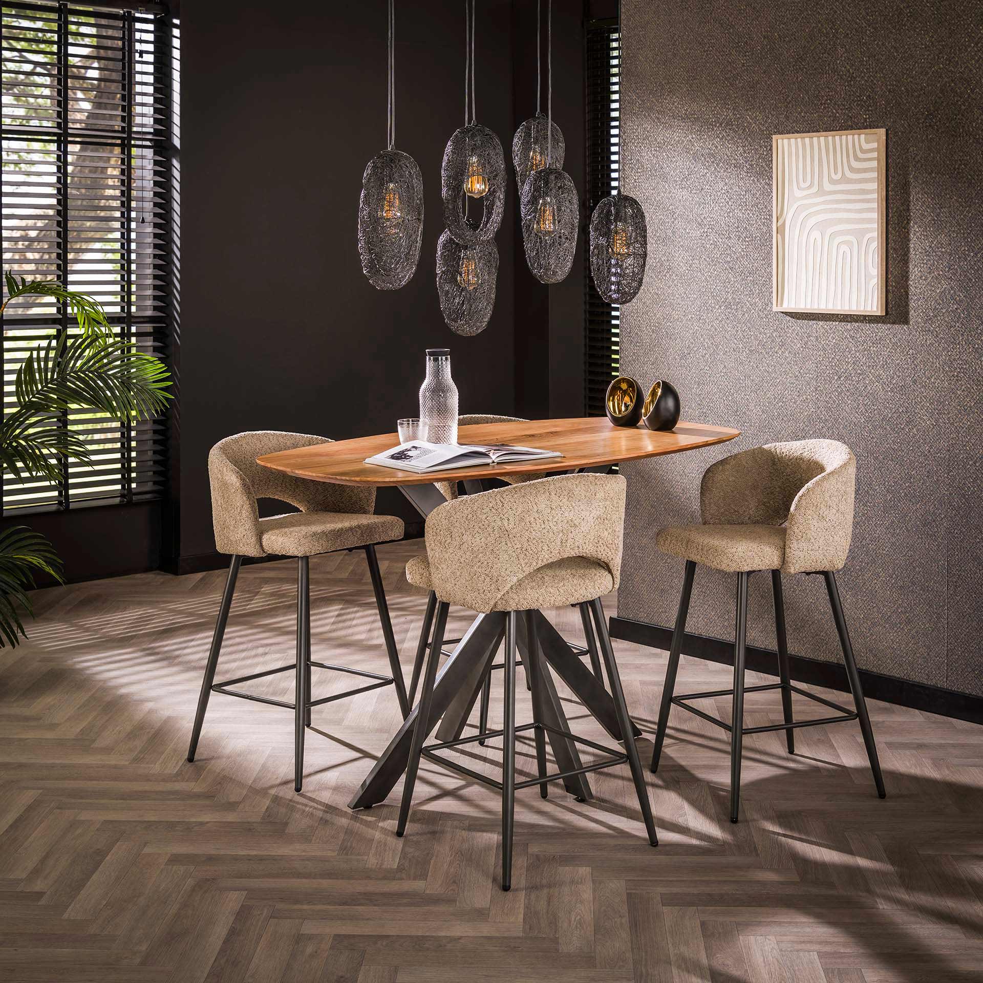Beistelltisch – Velora Design – Massivholz Akazie natur