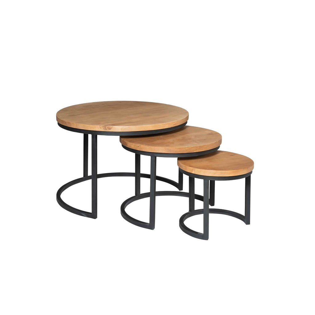 Couchtisch Denver | Set aus 3 | Rund
