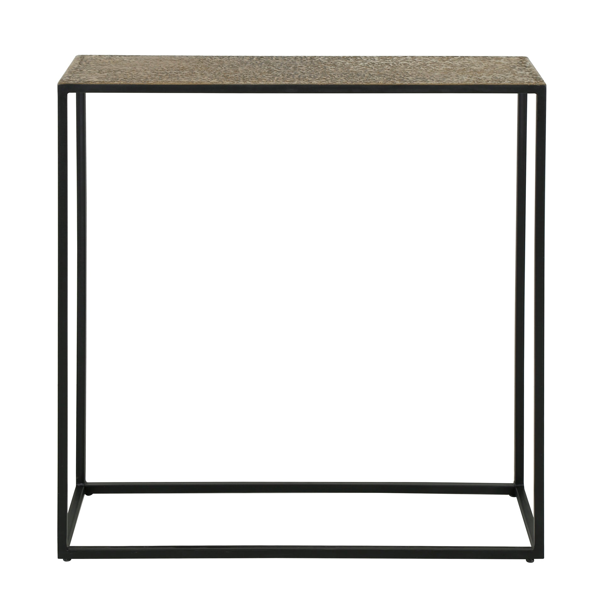 Beistelltisch – Velora Oak – Metall – Antike bronze