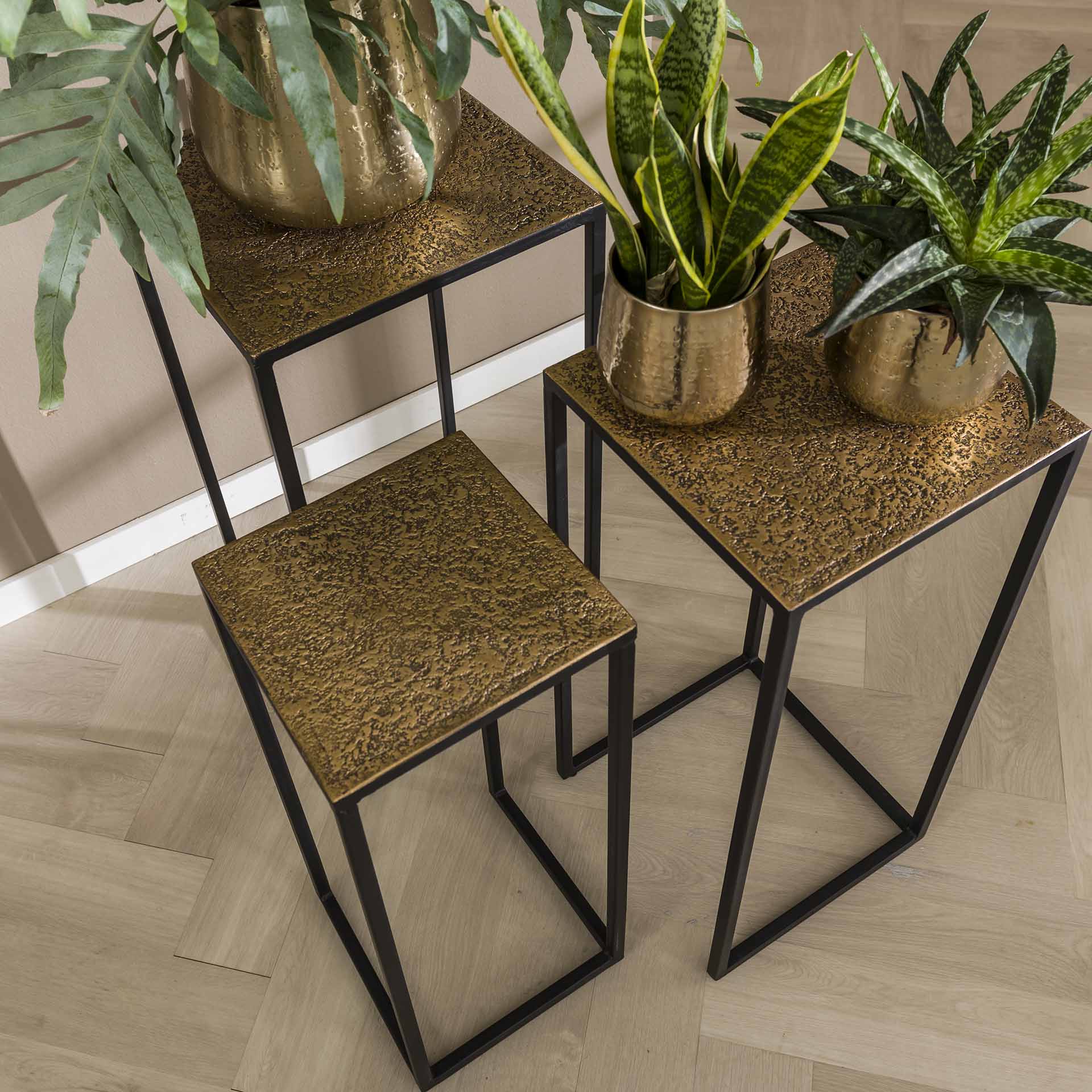 Beistelltisch – Nexa Edge – Metall – Antike bronze