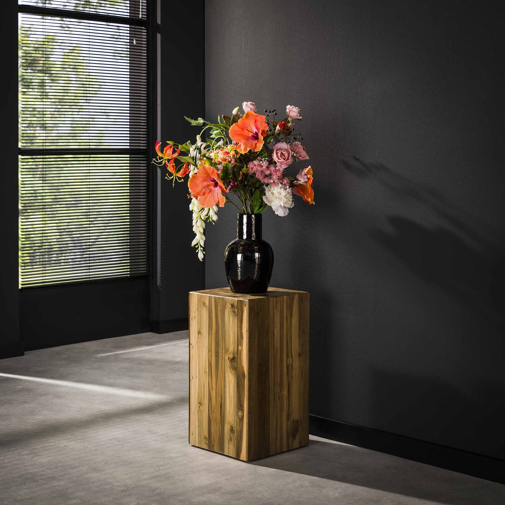 Beistelltisch – Evo Pure – Massives recyceltes Teakholz