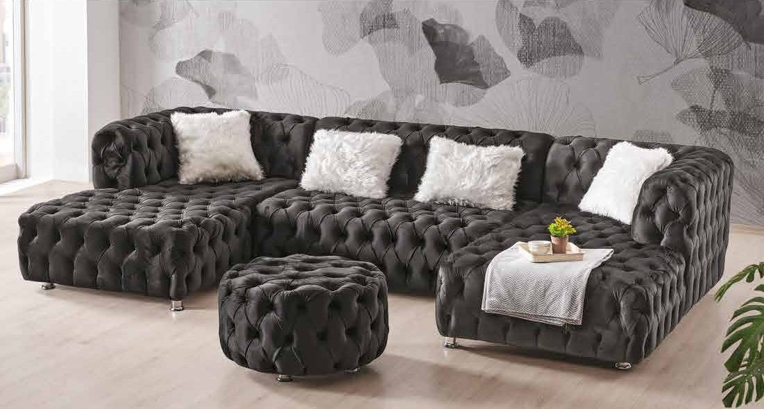 Benedo Chesterfield-Sofa Valentina, Chesterfield Optik