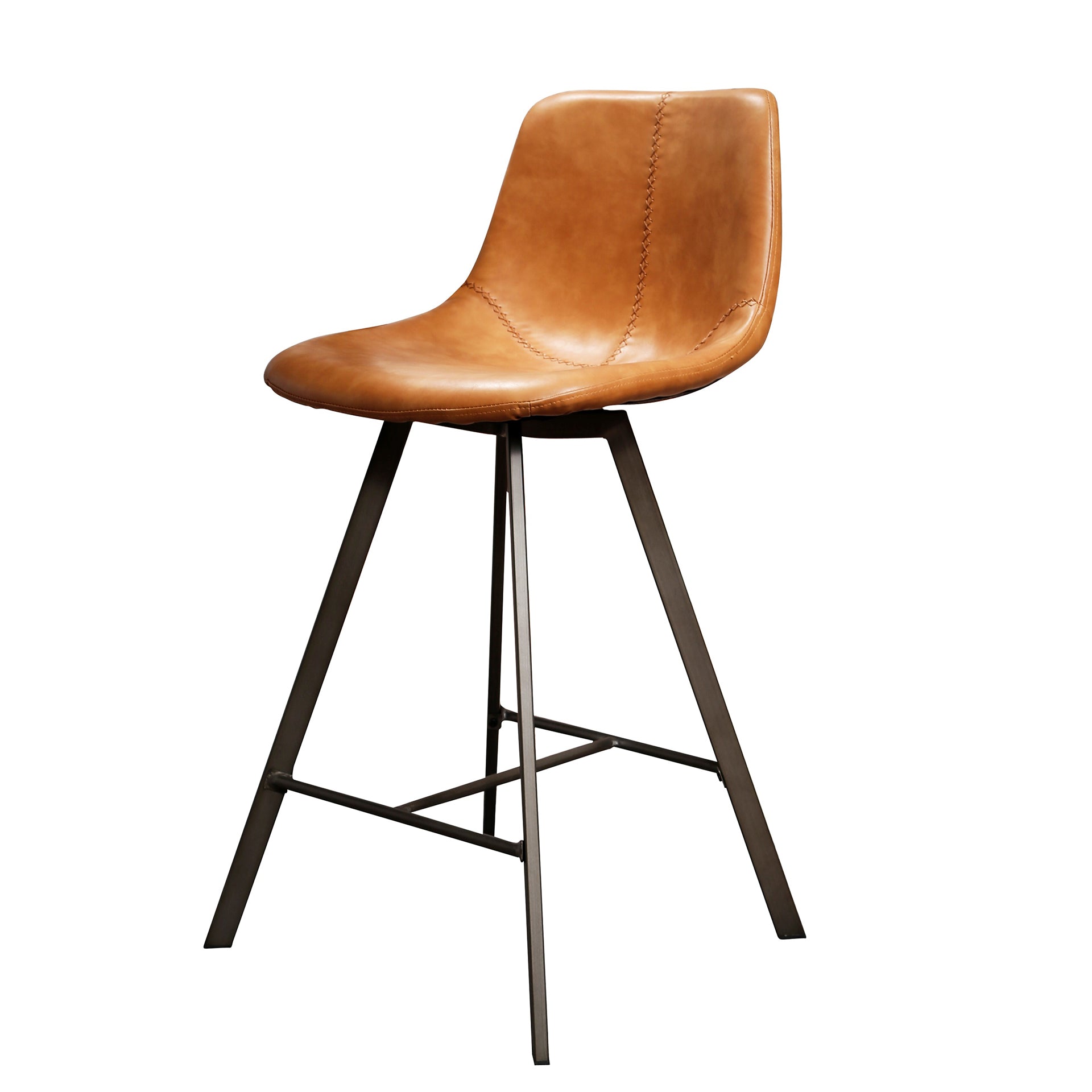 Stuhl – Forma Stone – Saddle PU cowhide braun
