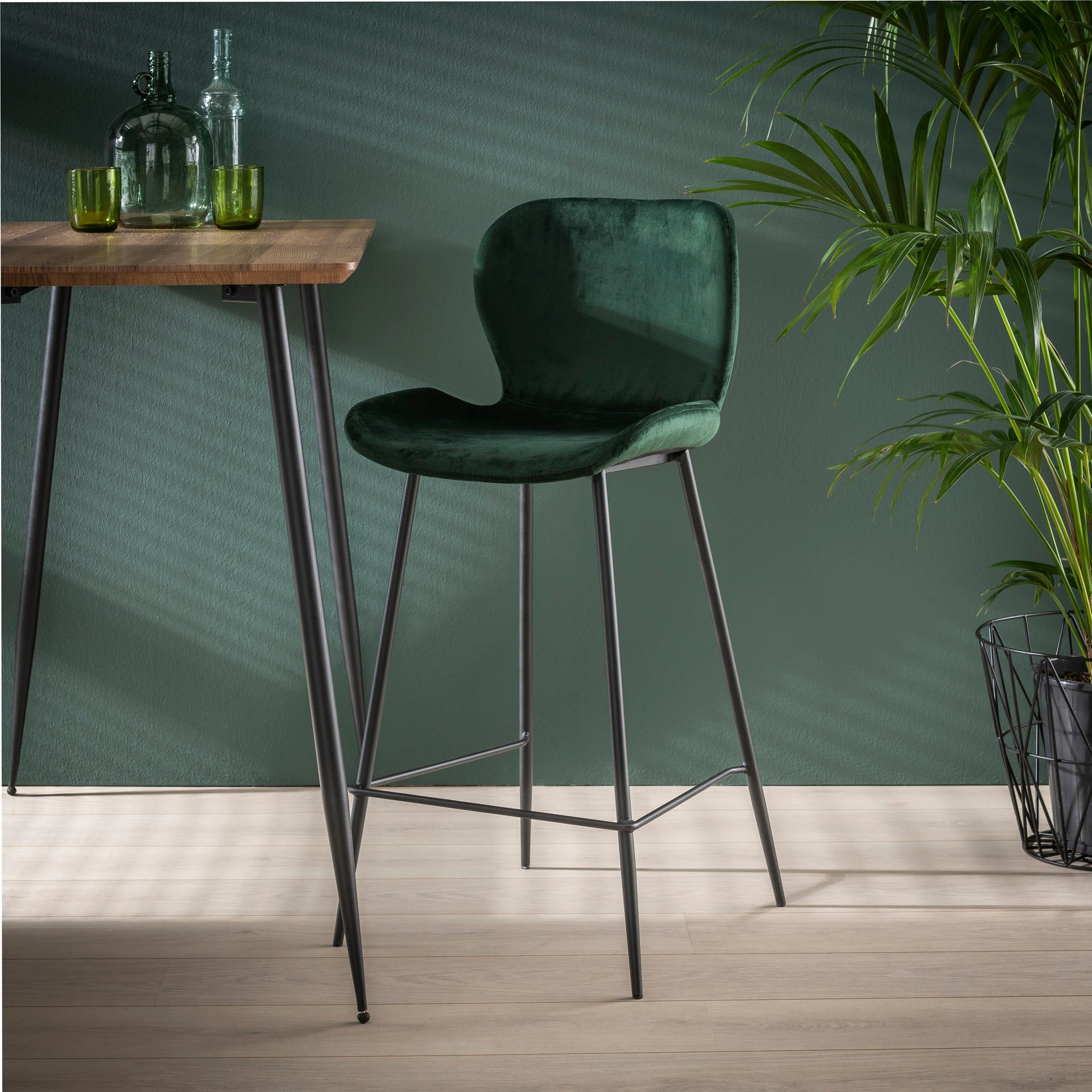 Stuhl – Alva Origin – Grün velvet