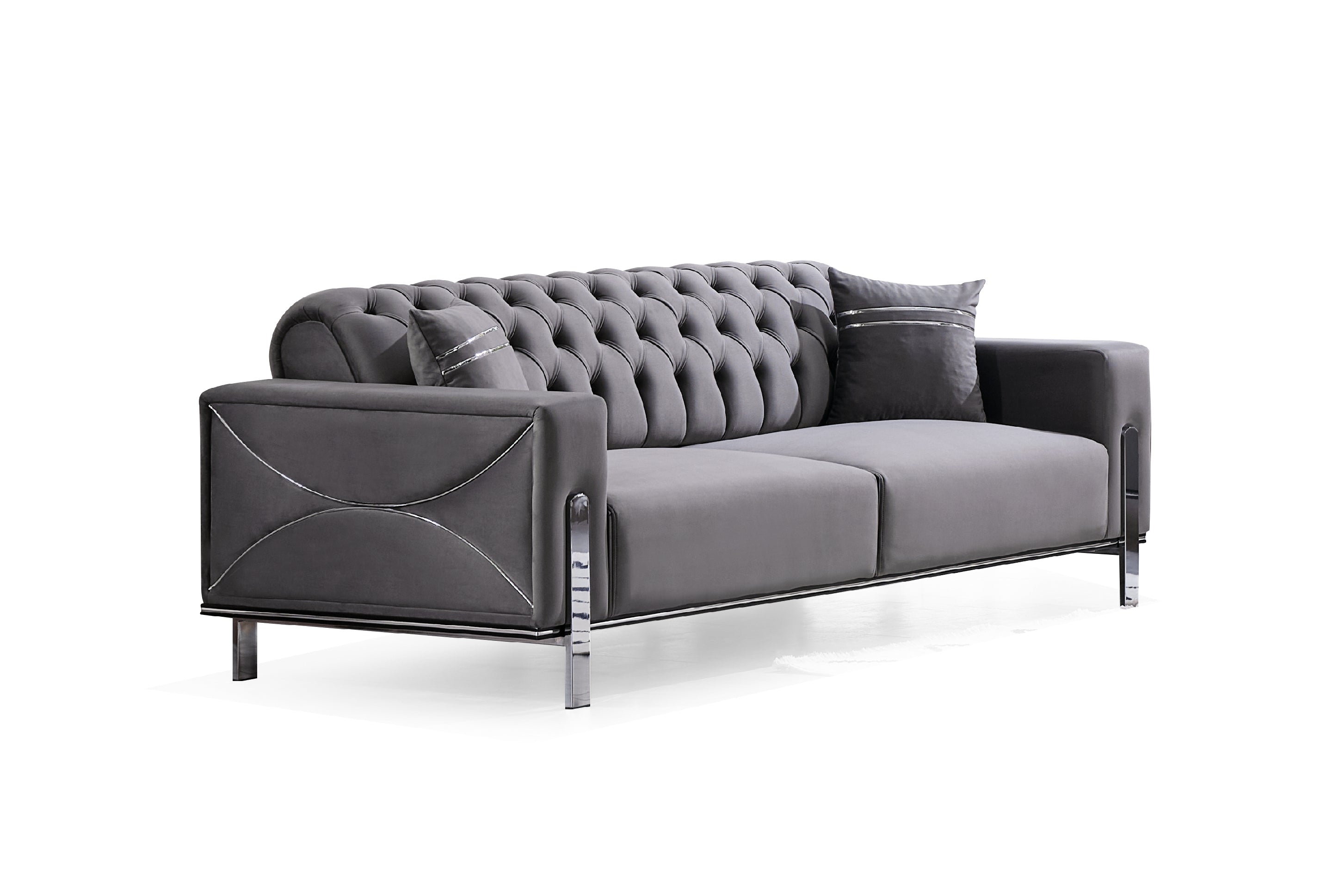 Carla Sofa Handarbeit Massivholz Hochwertiger Stoff