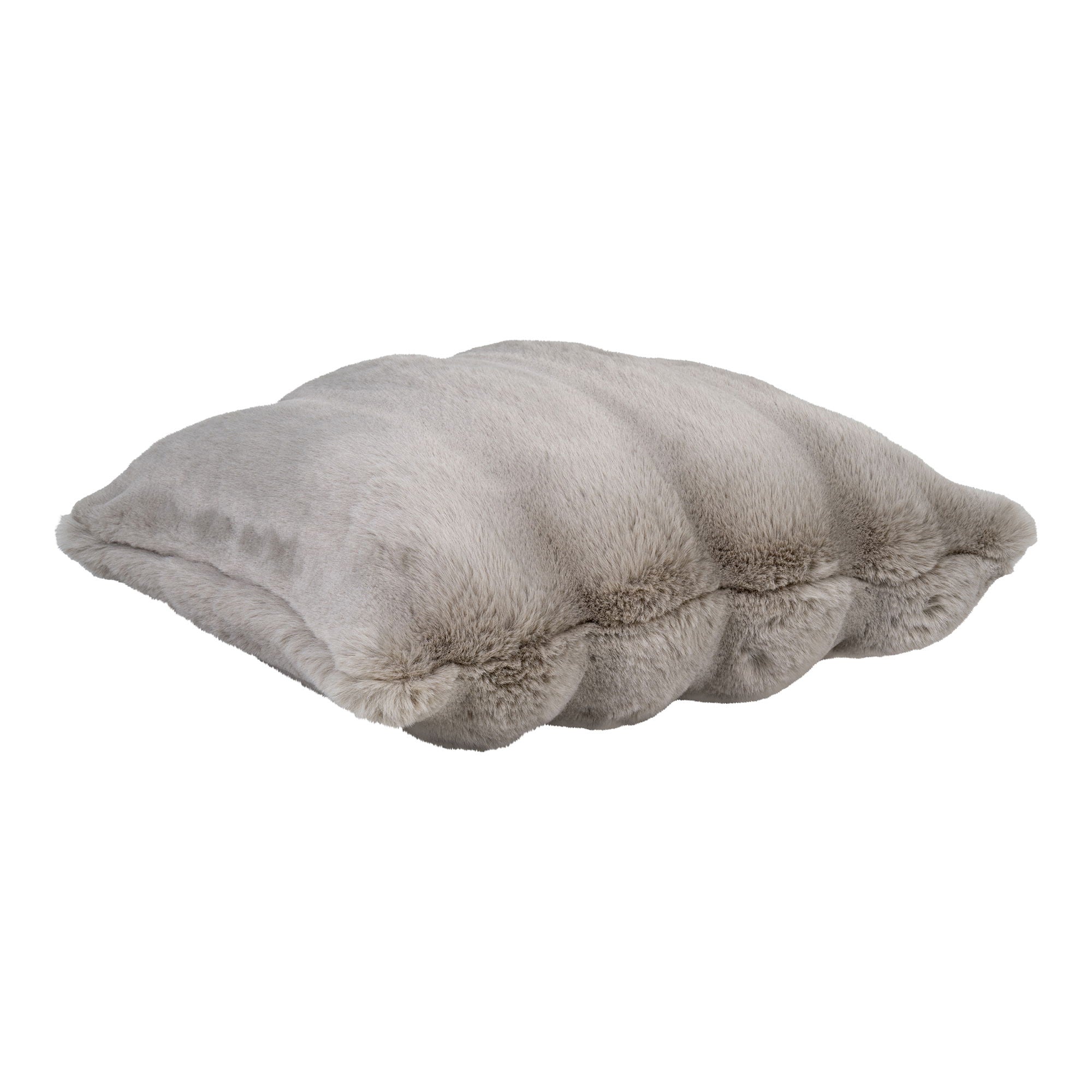 Galena Kissen - Kissen, Kunstfell, beige 45x45 cm
