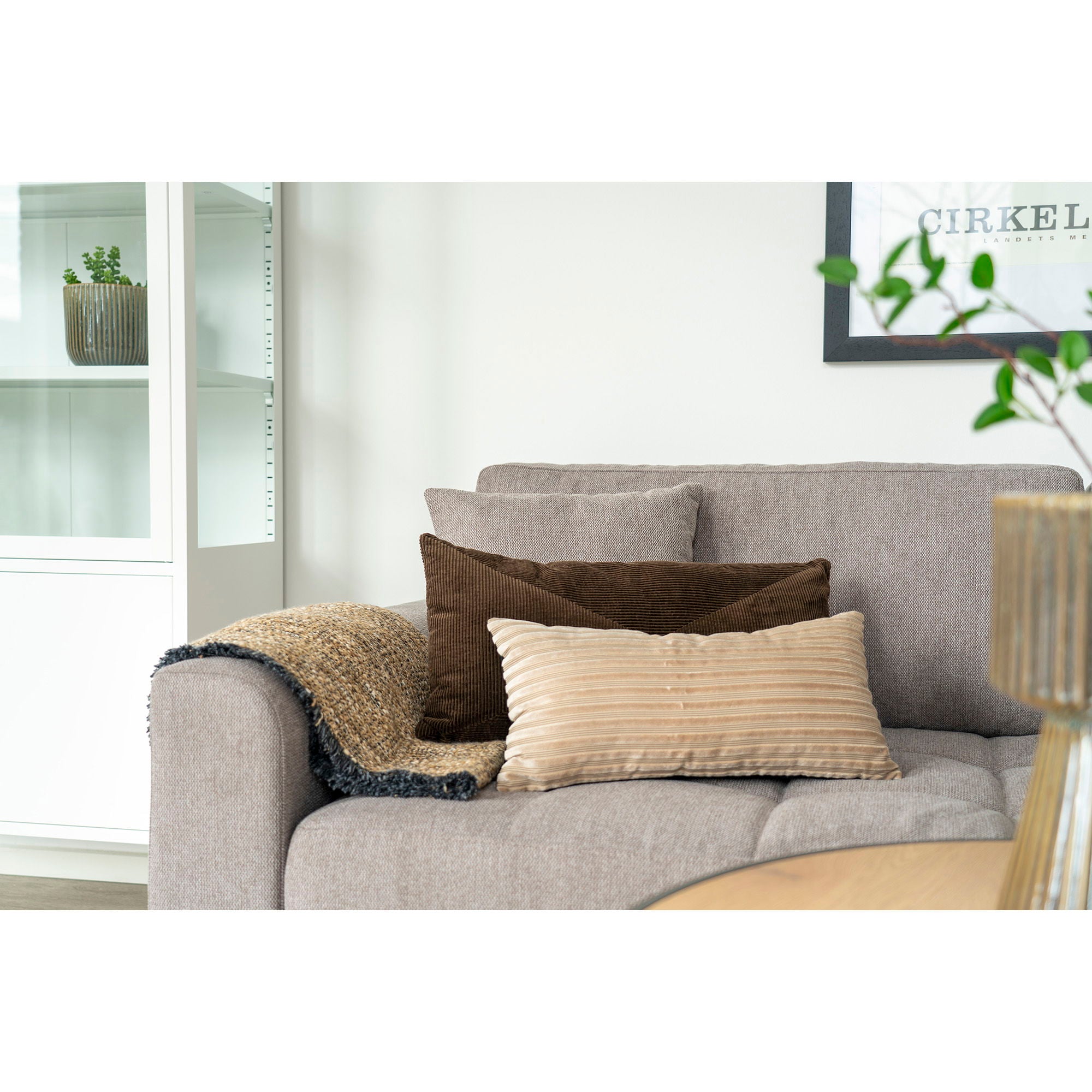 Alburry Kissen - Kissen, beige, 30x60 cm