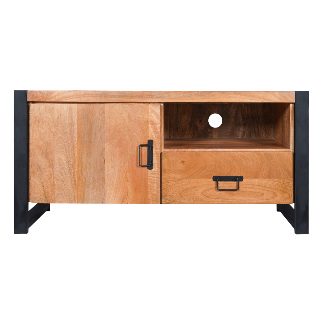 TV-Schrank Boaz 110 cm | Eine Tür und offenes Fach