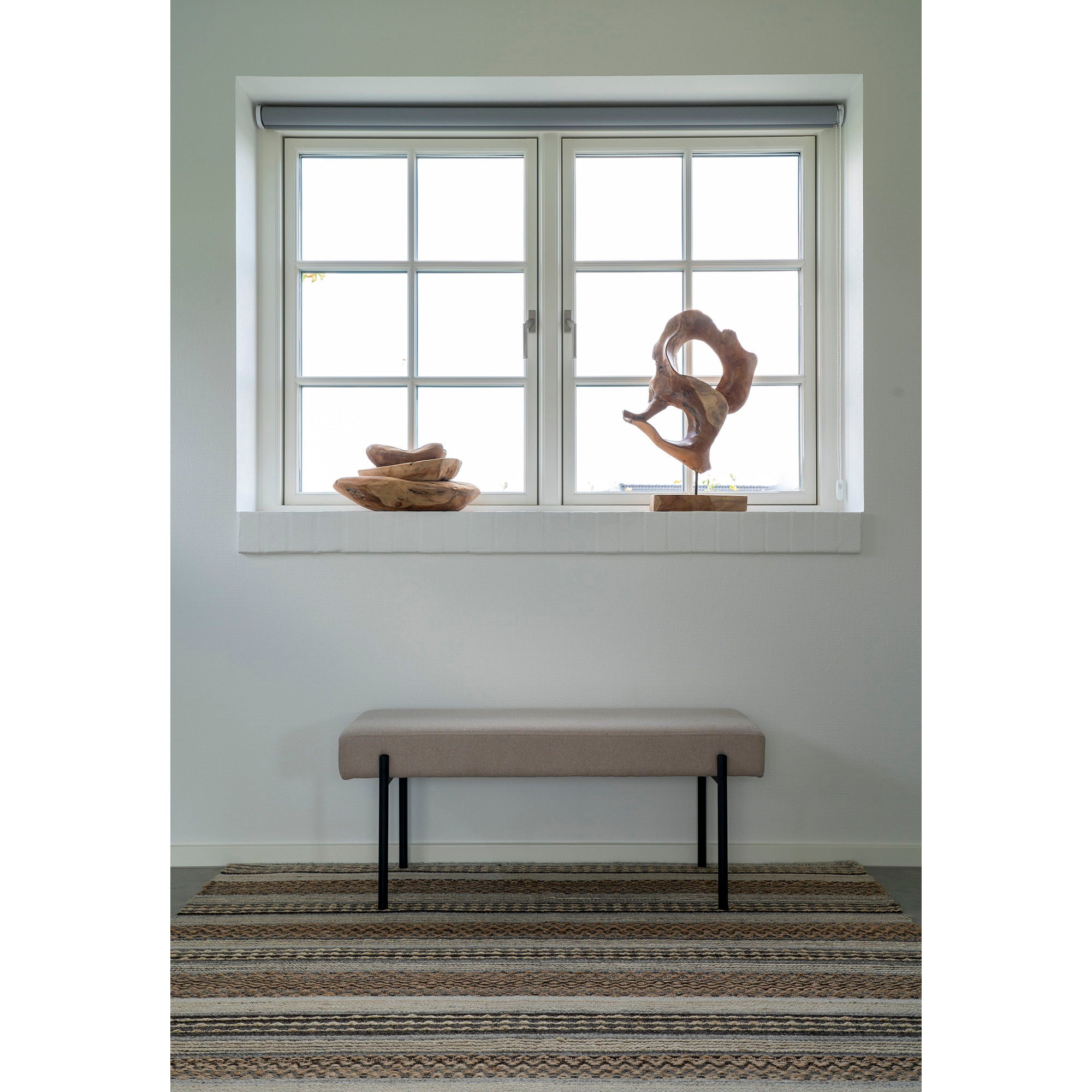 Donato Skulptur - Skulptur aus Teakholz, einzigartige organische Form, 30x20x60 cm