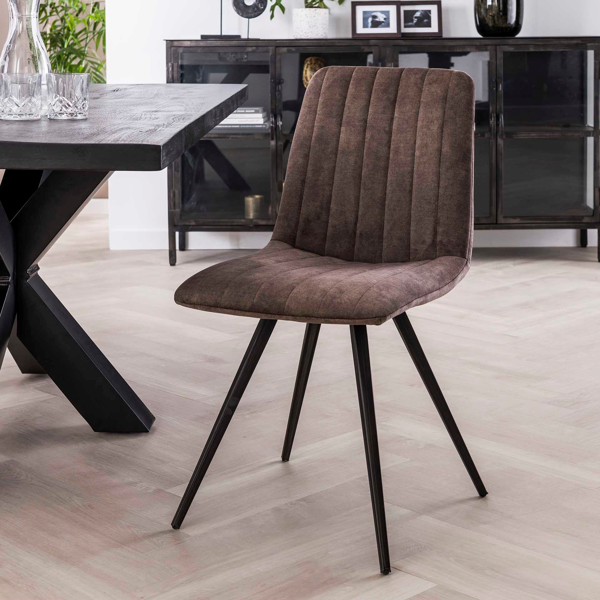 Stuhl – Lumina Hue – Taupe velvet