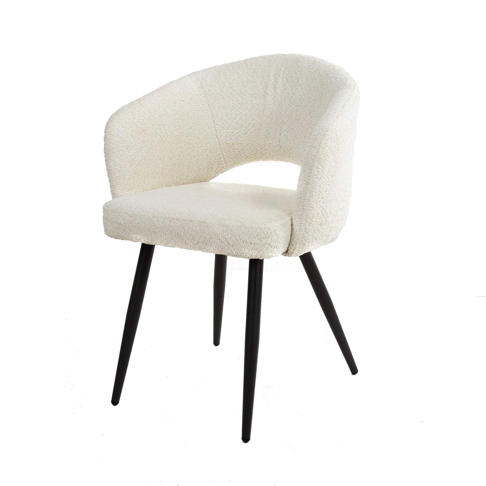 Stuhl – Luma Living – Boucle Weiss