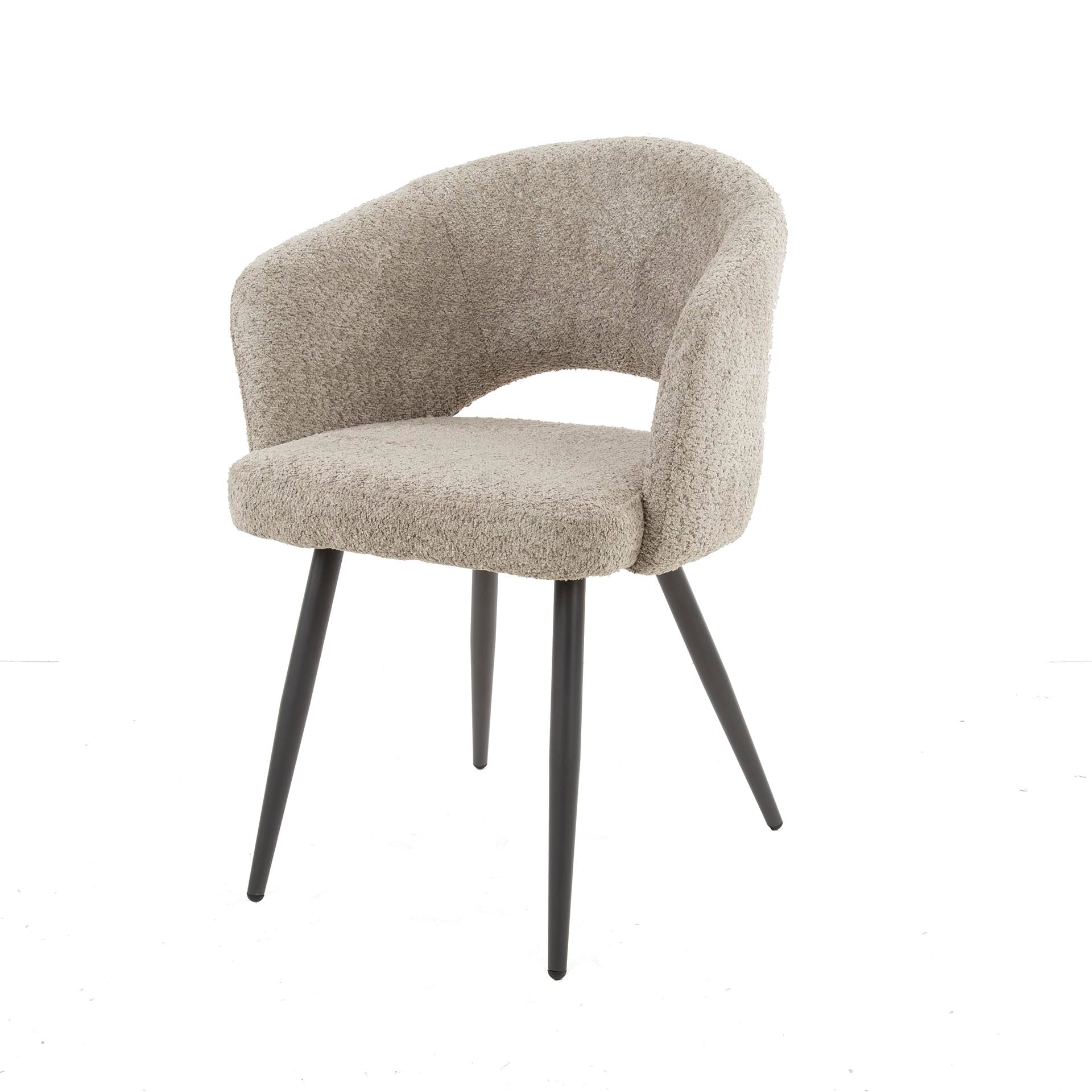 Stuhl – Luma Living – Boucle sandfarbe