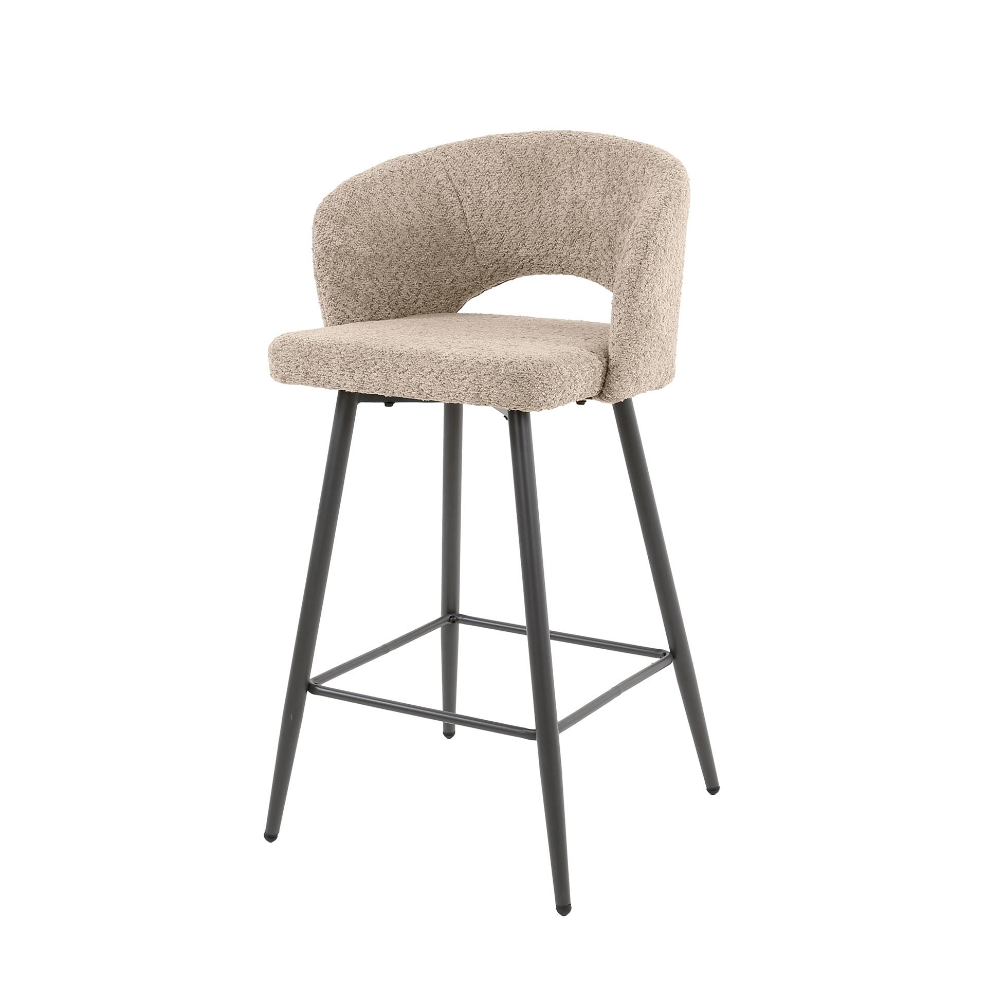 Stuhl – Avento Noir – Boucle sandfarbe