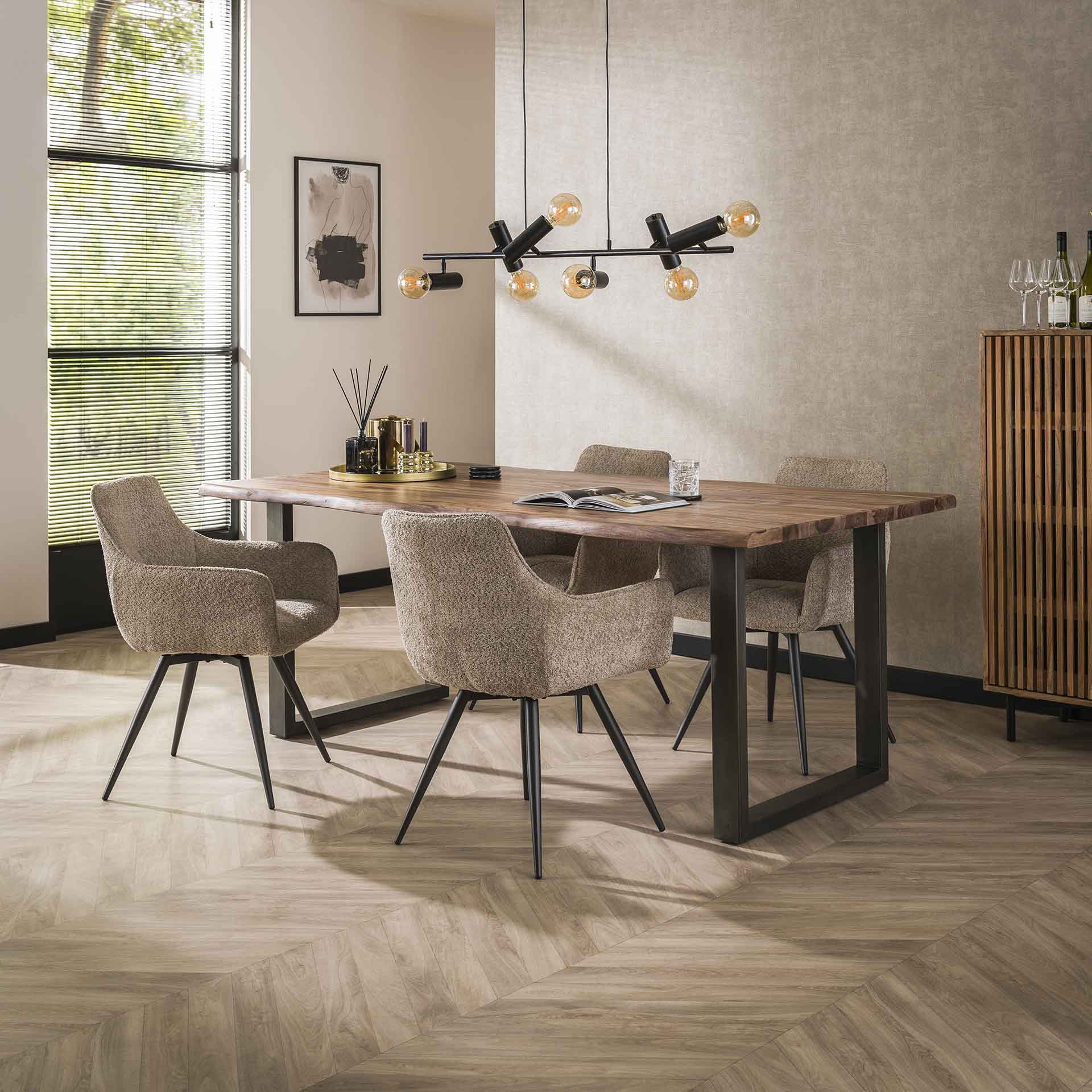 Stuhl – Luma Oak – Boucle sandfarbe