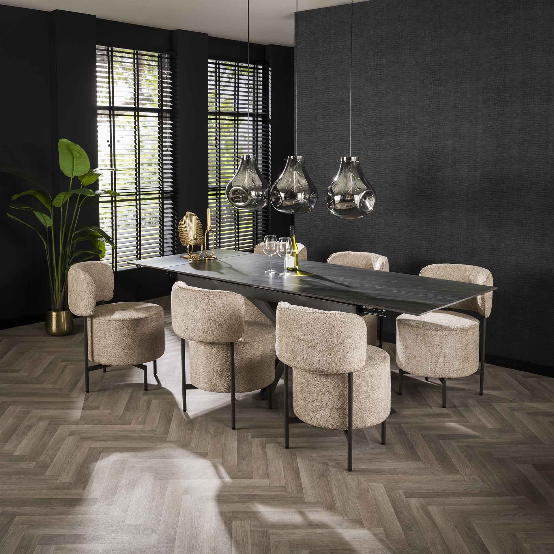 Stuhl – Soma Modern – Boucle sandfarbe