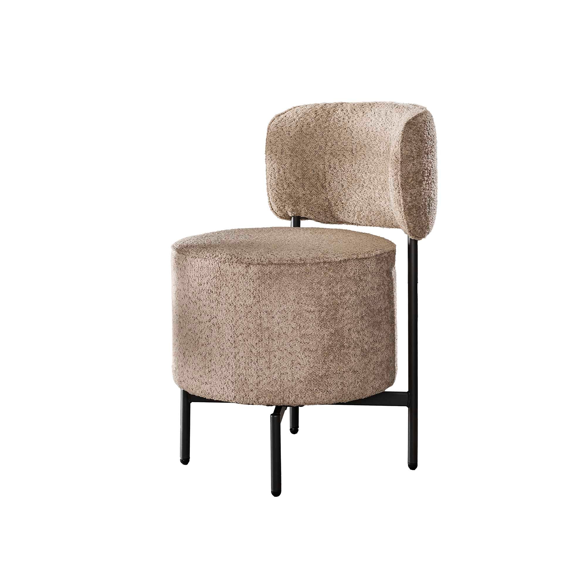 Stuhl – Soma Modern – Boucle sandfarbe