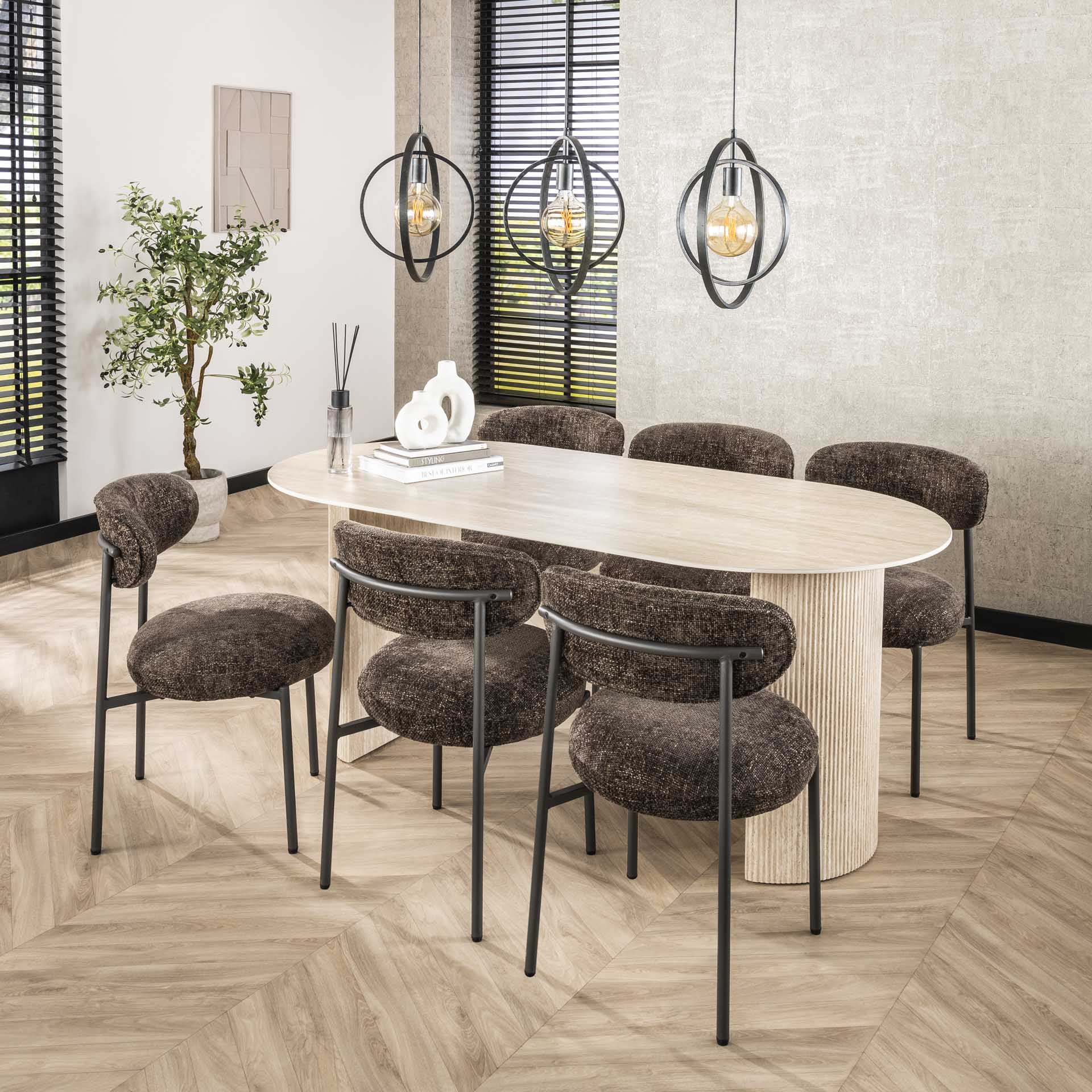 Stuhl – Velora Grace – Tissee cargo braun