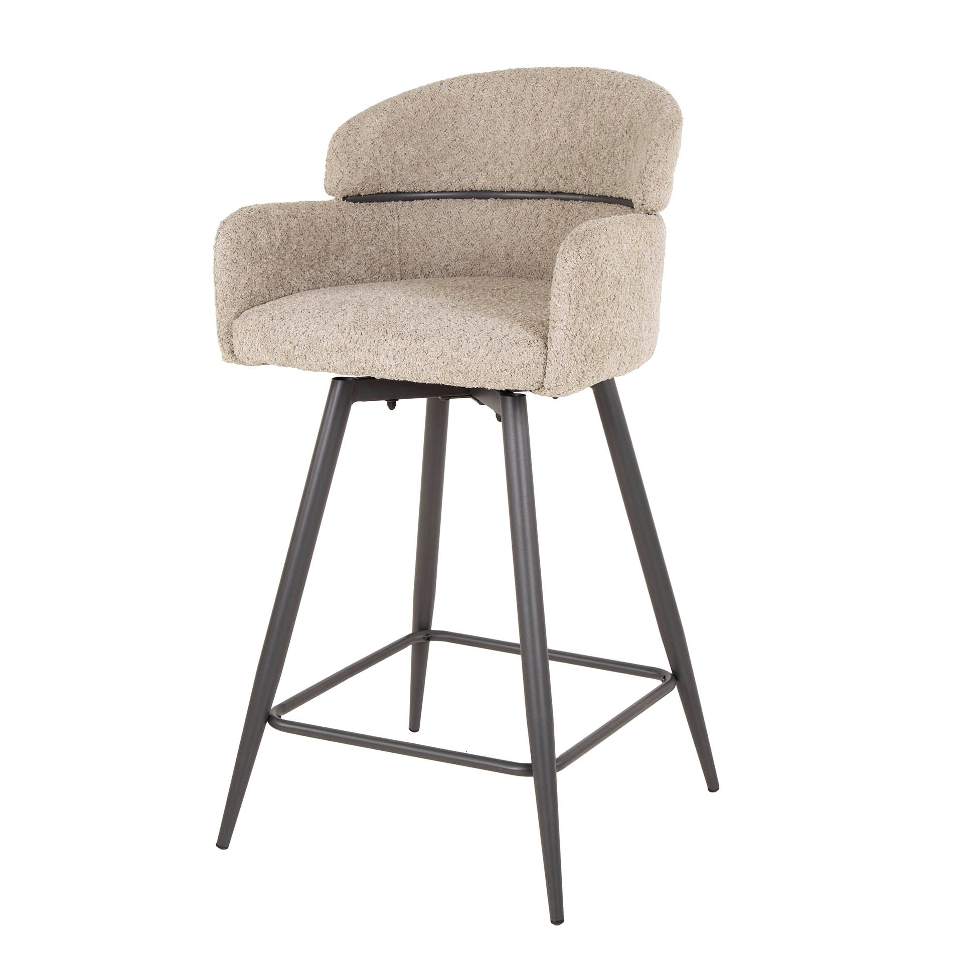 Stuhl – Vesta Grace – Boucle sandfarbe