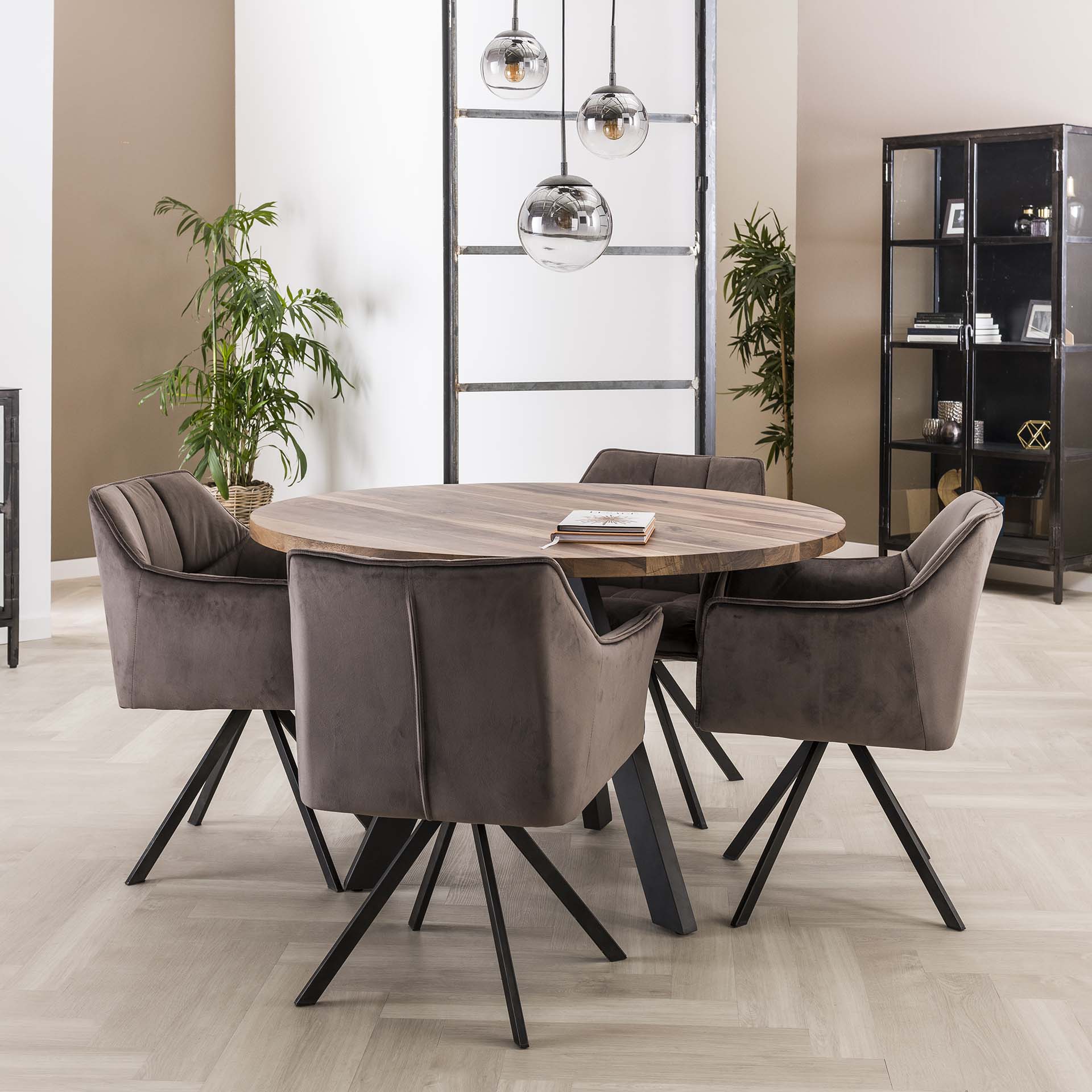 Stuhl – Aureo Prime – Anthrazit velvet