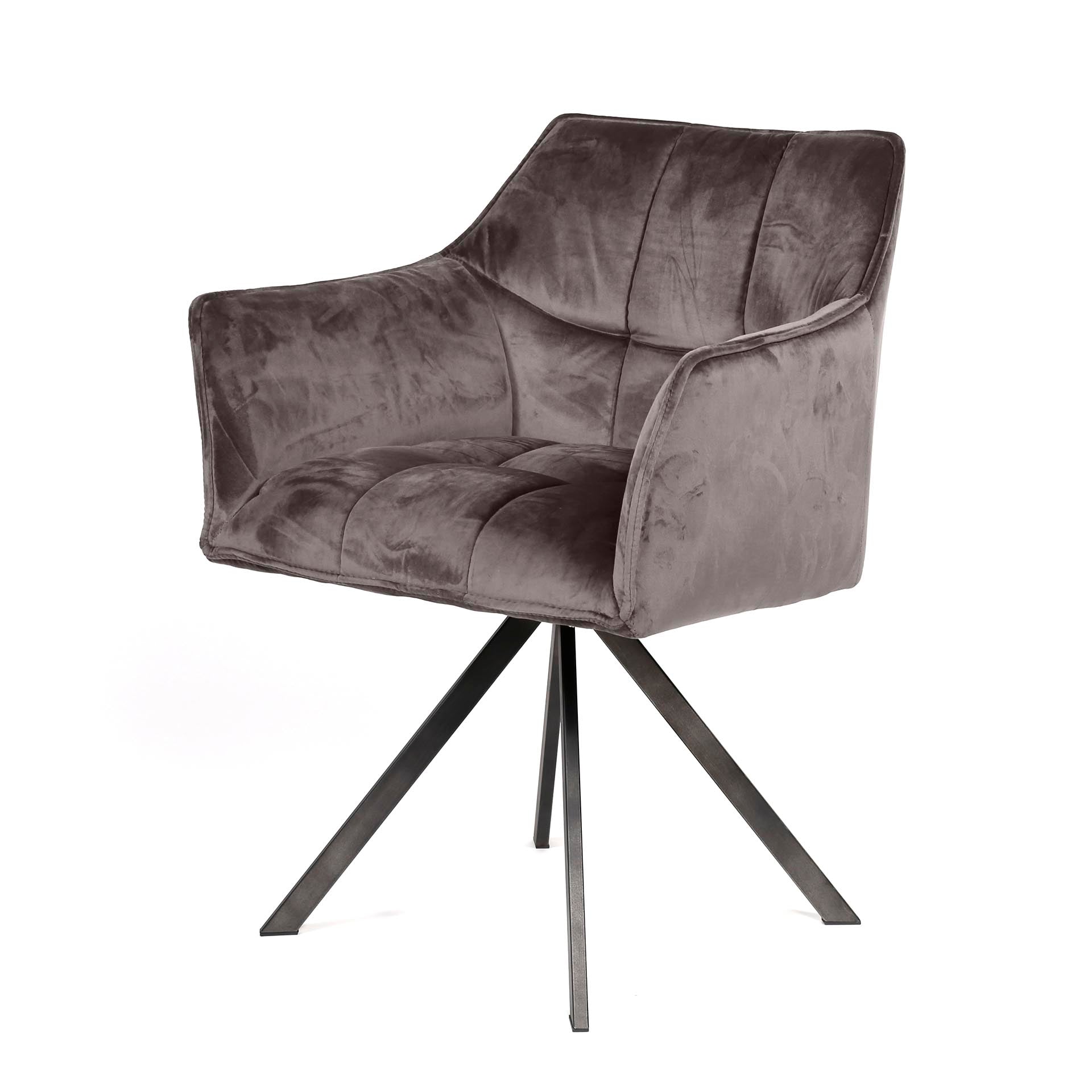 Stuhl – Aureo Prime – Anthrazit velvet