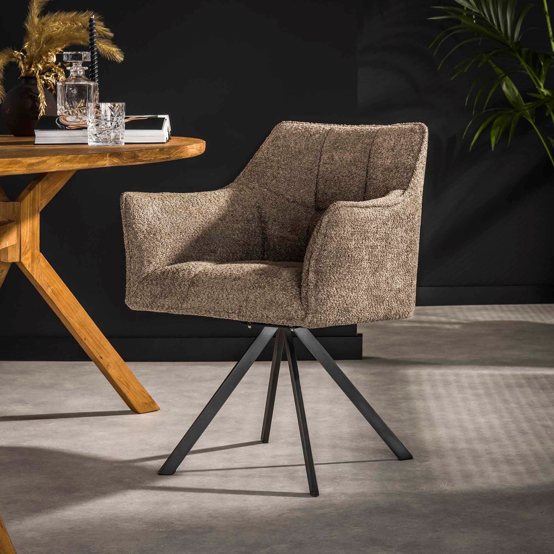 Stuhl – Aureo Prime – Boucle taupe