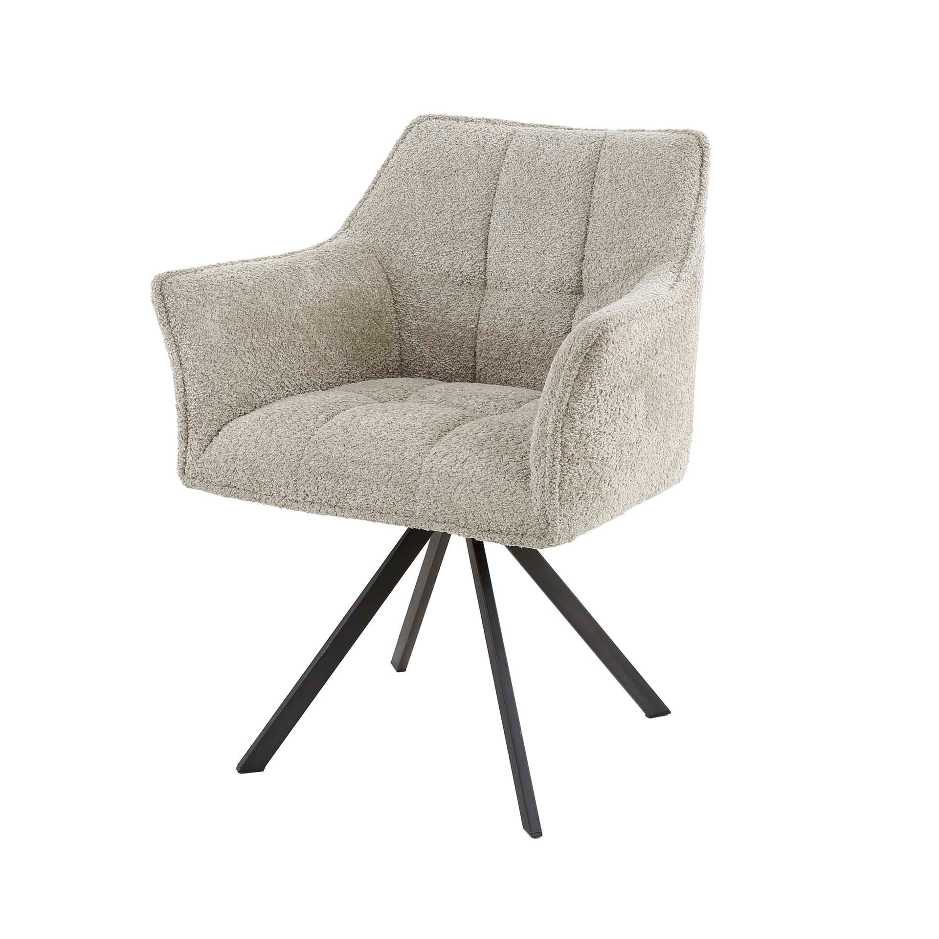 Stuhl – Aureo Prime – Boucle sandfarbe