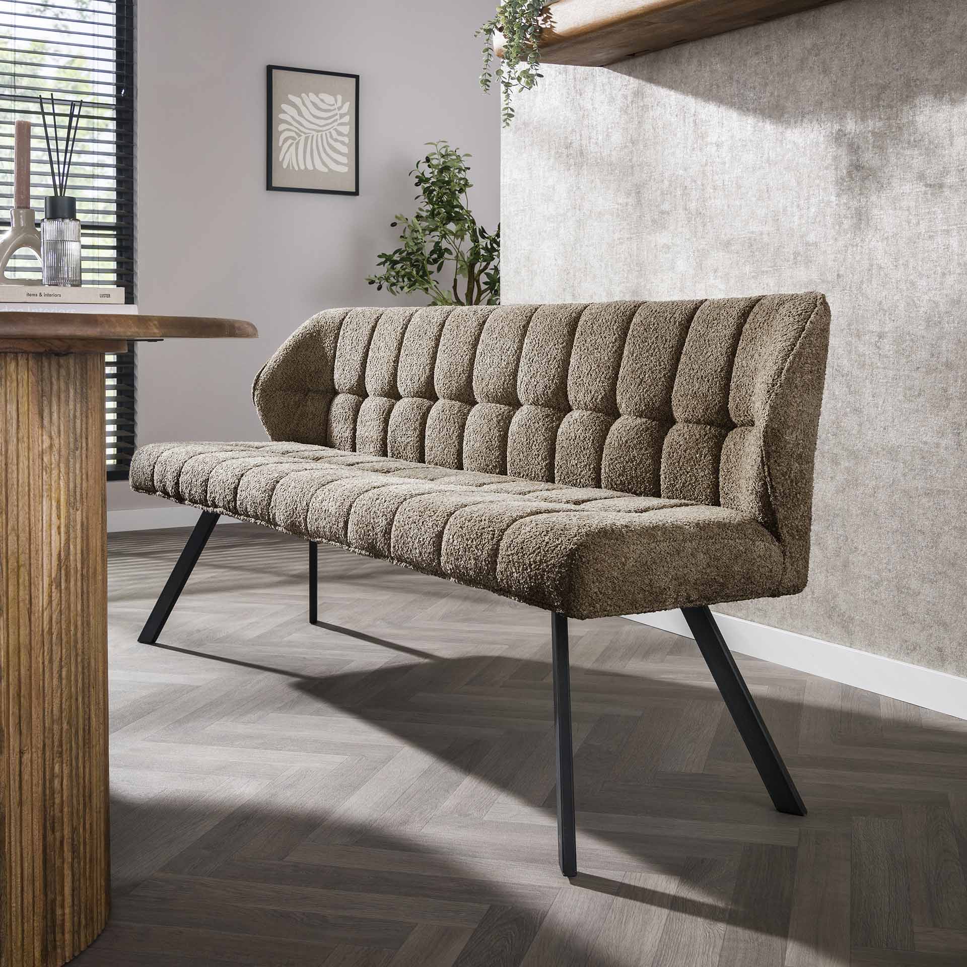 Bank – Velora Studio – Boucle taupe