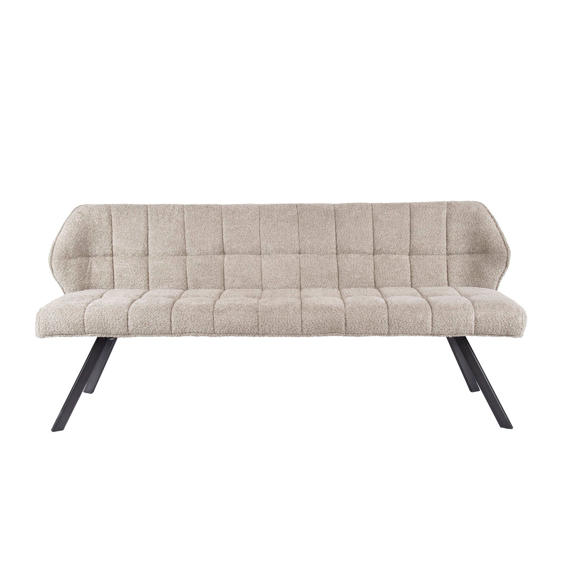 Bank – Velora Studio – Boucle sandfarbe