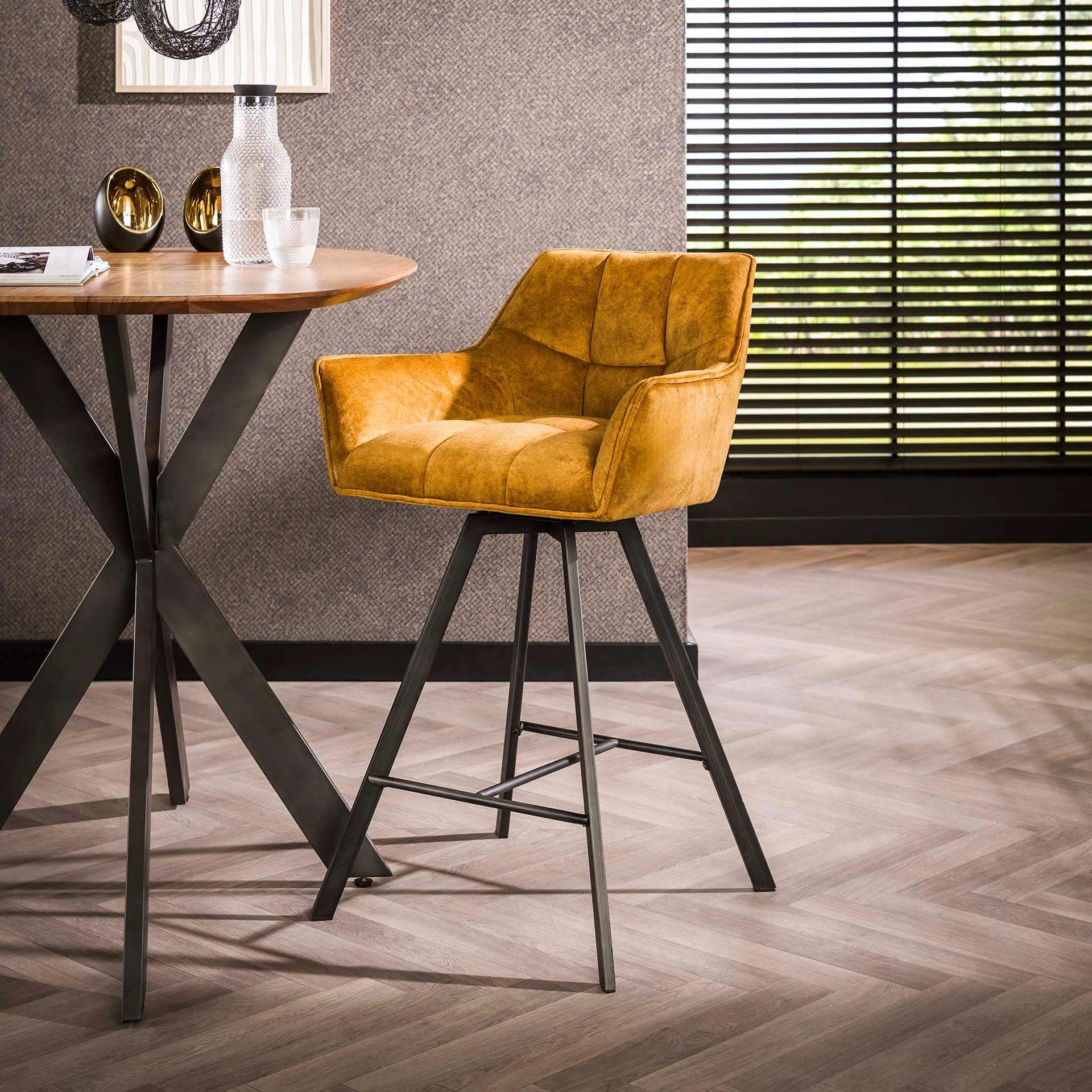 Stuhl – Vesta Classic – Golden velvet