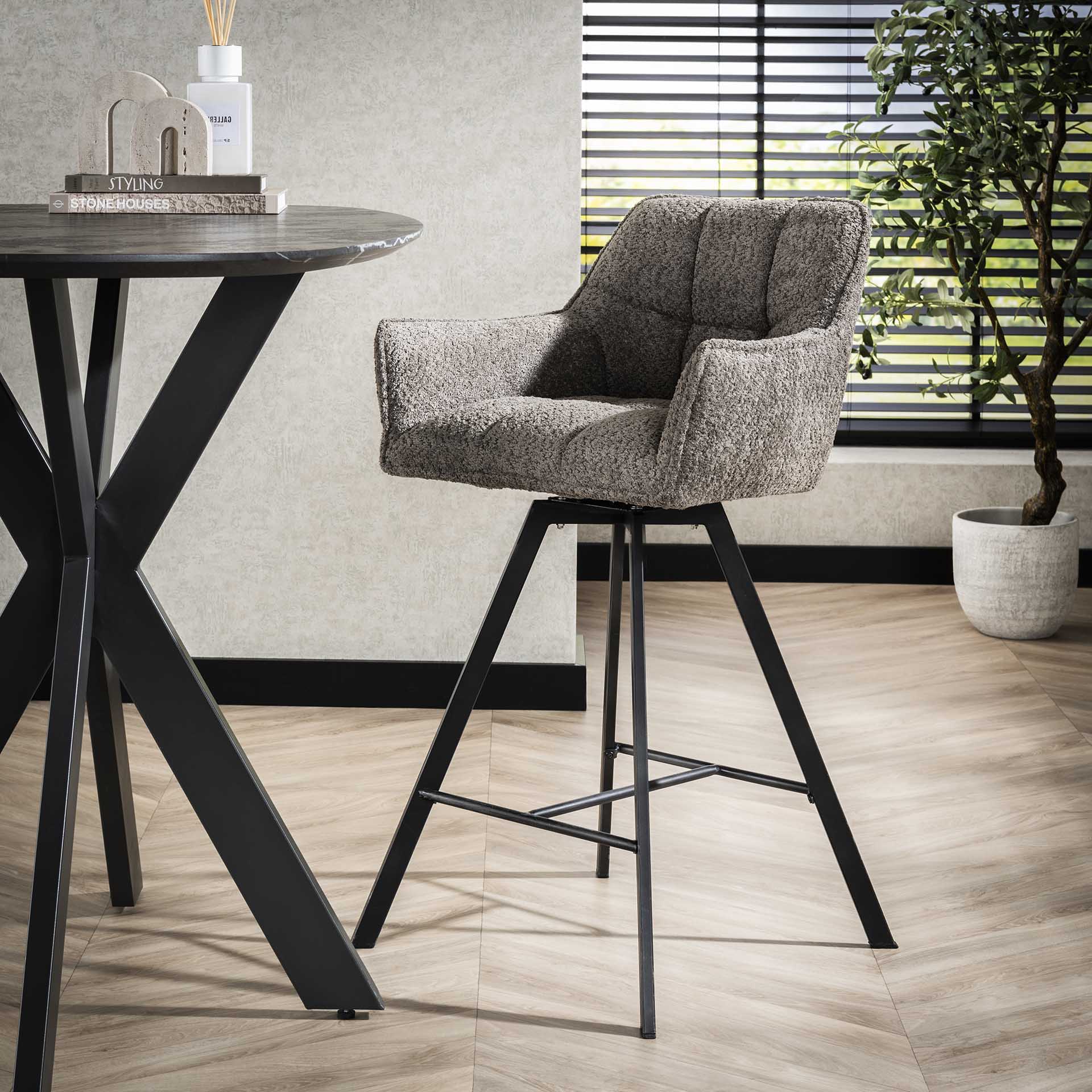 Stuhl – Vesta Classic – Boucle taupe