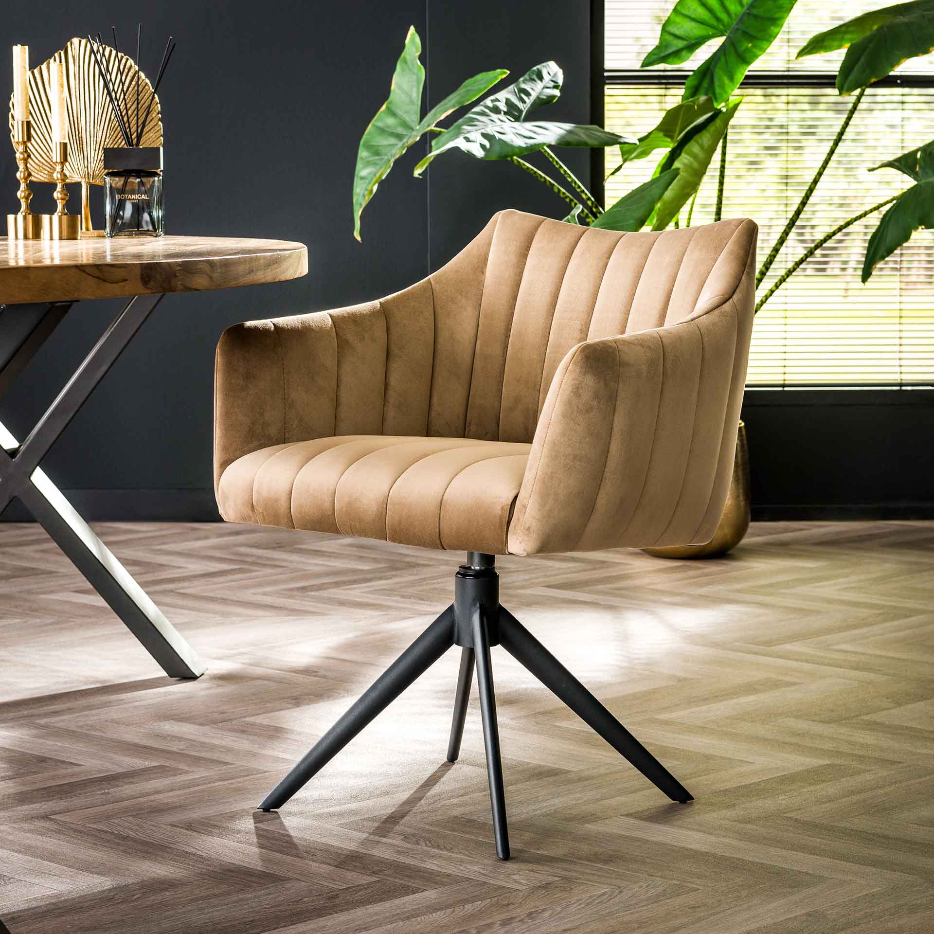 Stuhl – Noro Origin – Champagner velvet