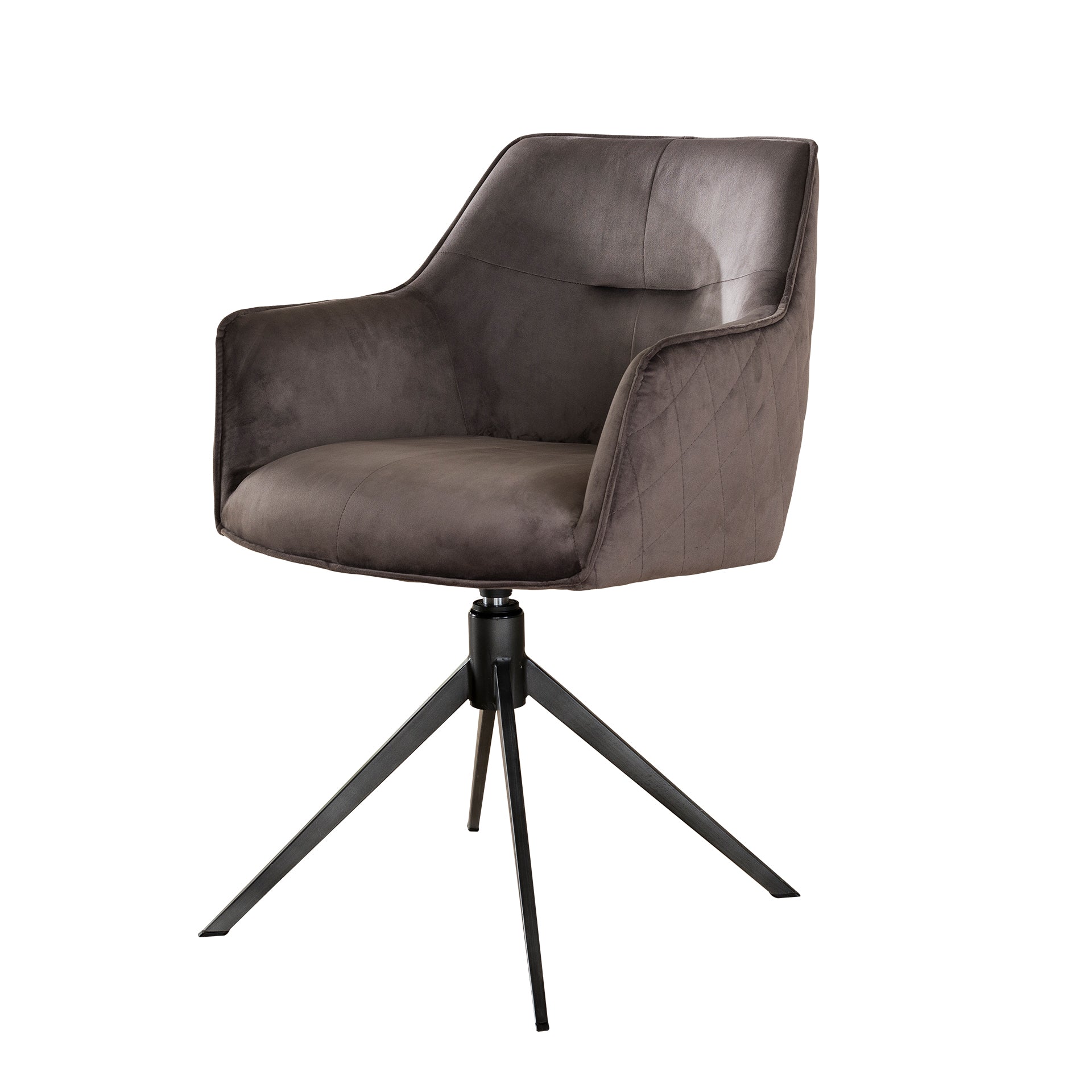 Stuhl – Avento Noir – Anthrazit velvet