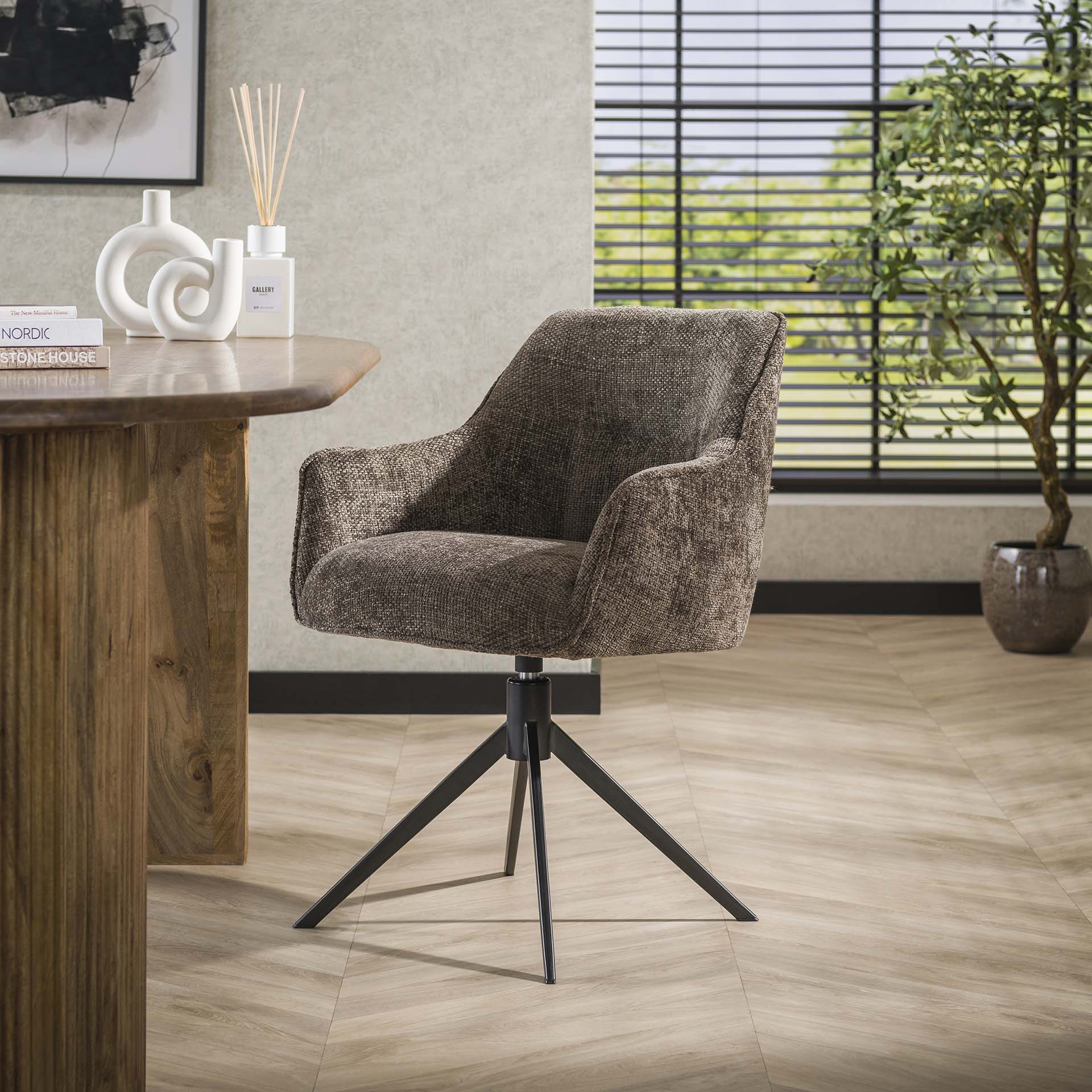Stuhl – Avento Noir – Rich taupe